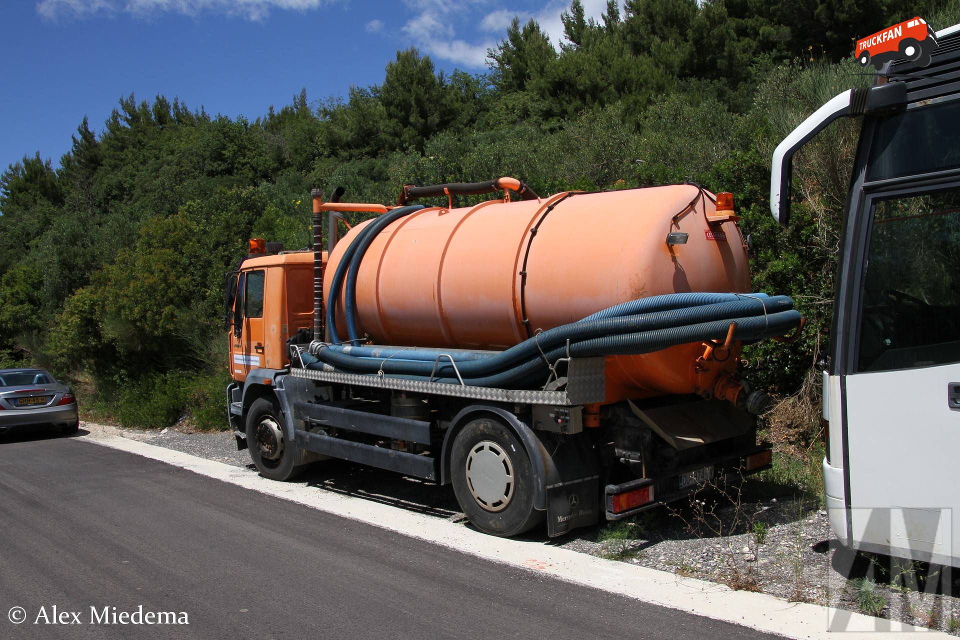 MAN LE250B vrachtauto in Trsteno, Kroatië