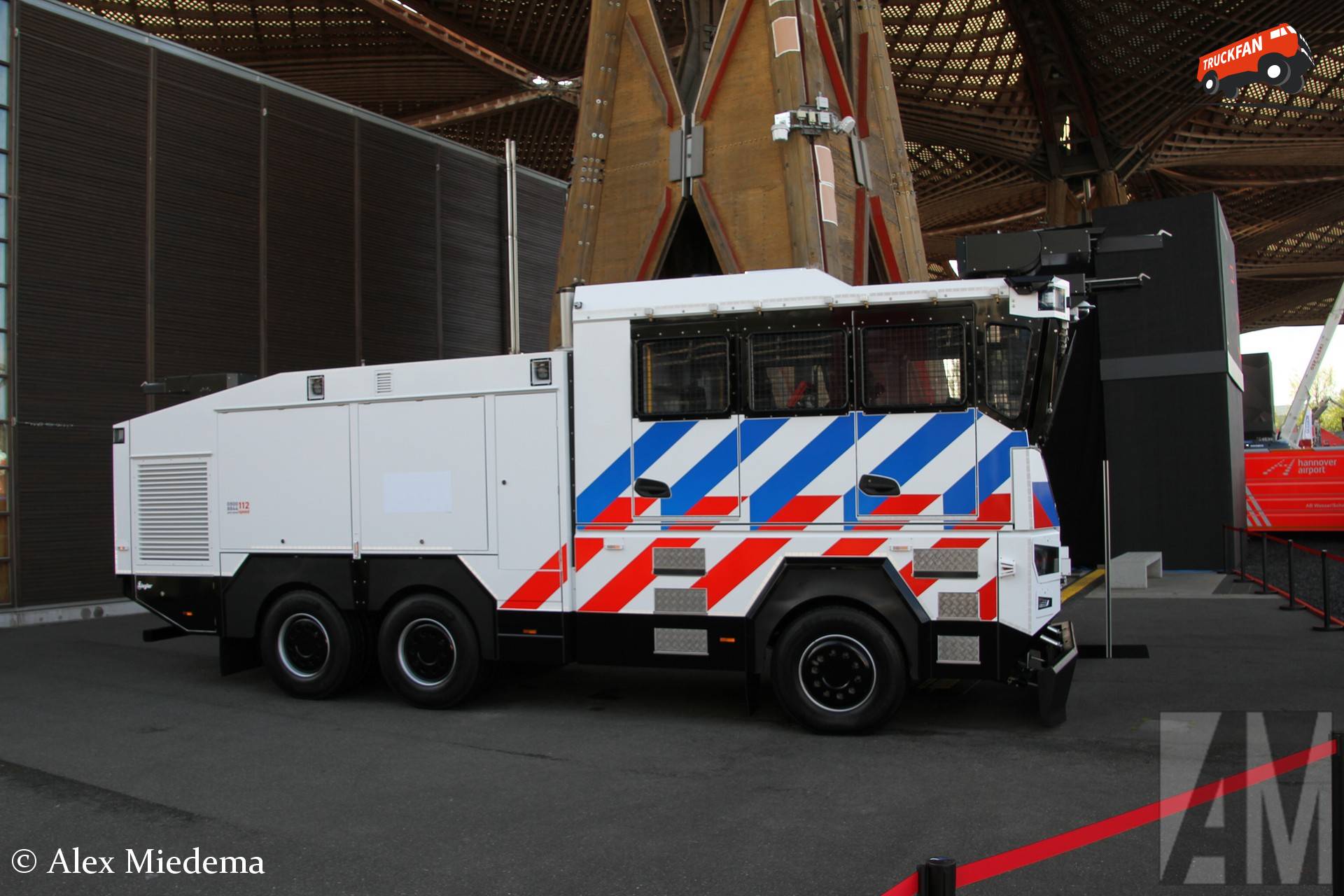 Ziegler PSV9000 waterwerper op Mercedes-Benz Arocs