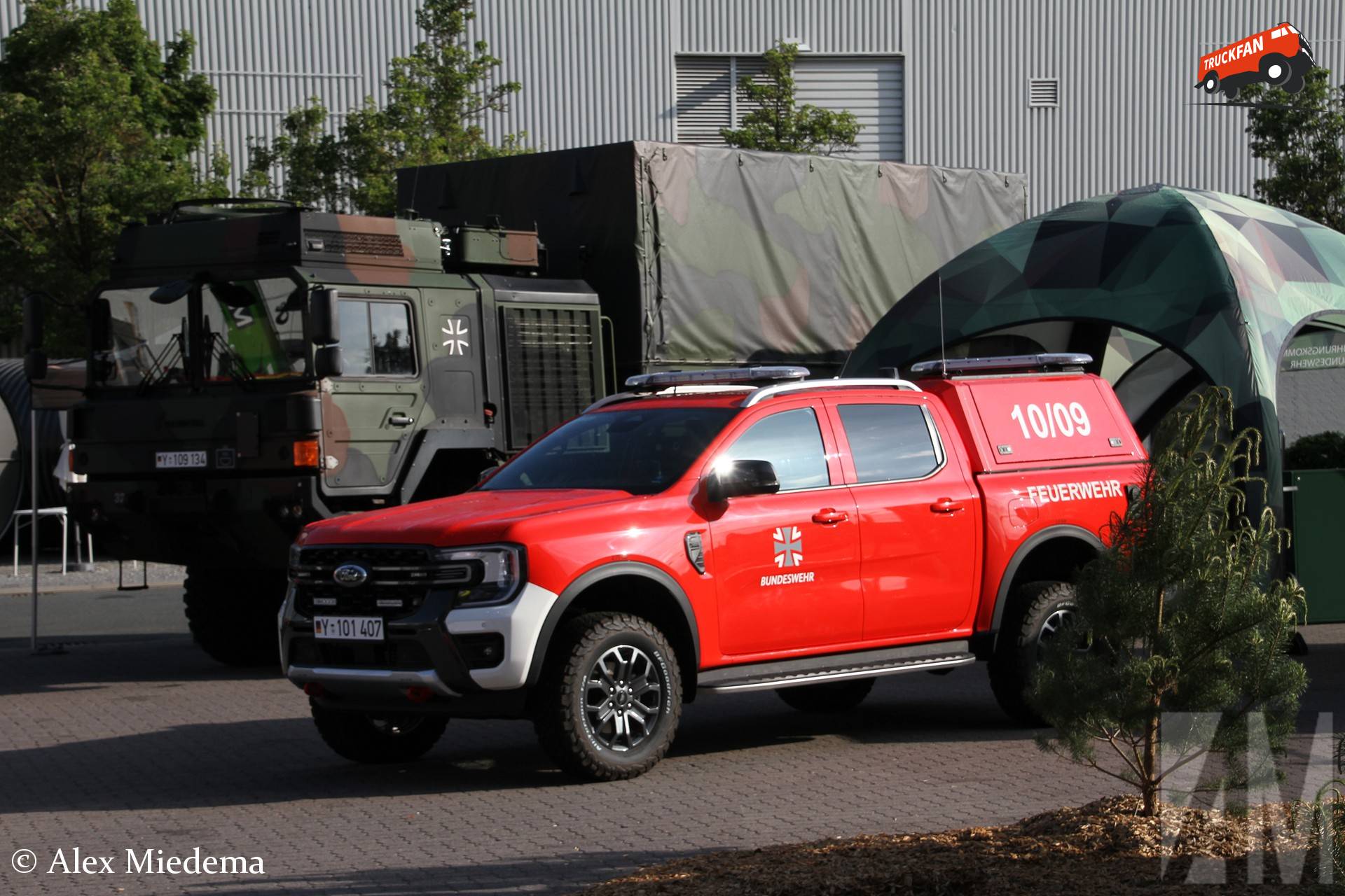 Ford Ranger van Bundeswehr op Interschutz 2026