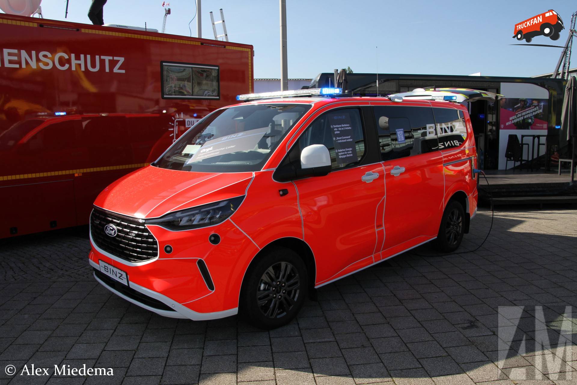 Ford Transit Custom met Binz opbouw in Messe Hannover