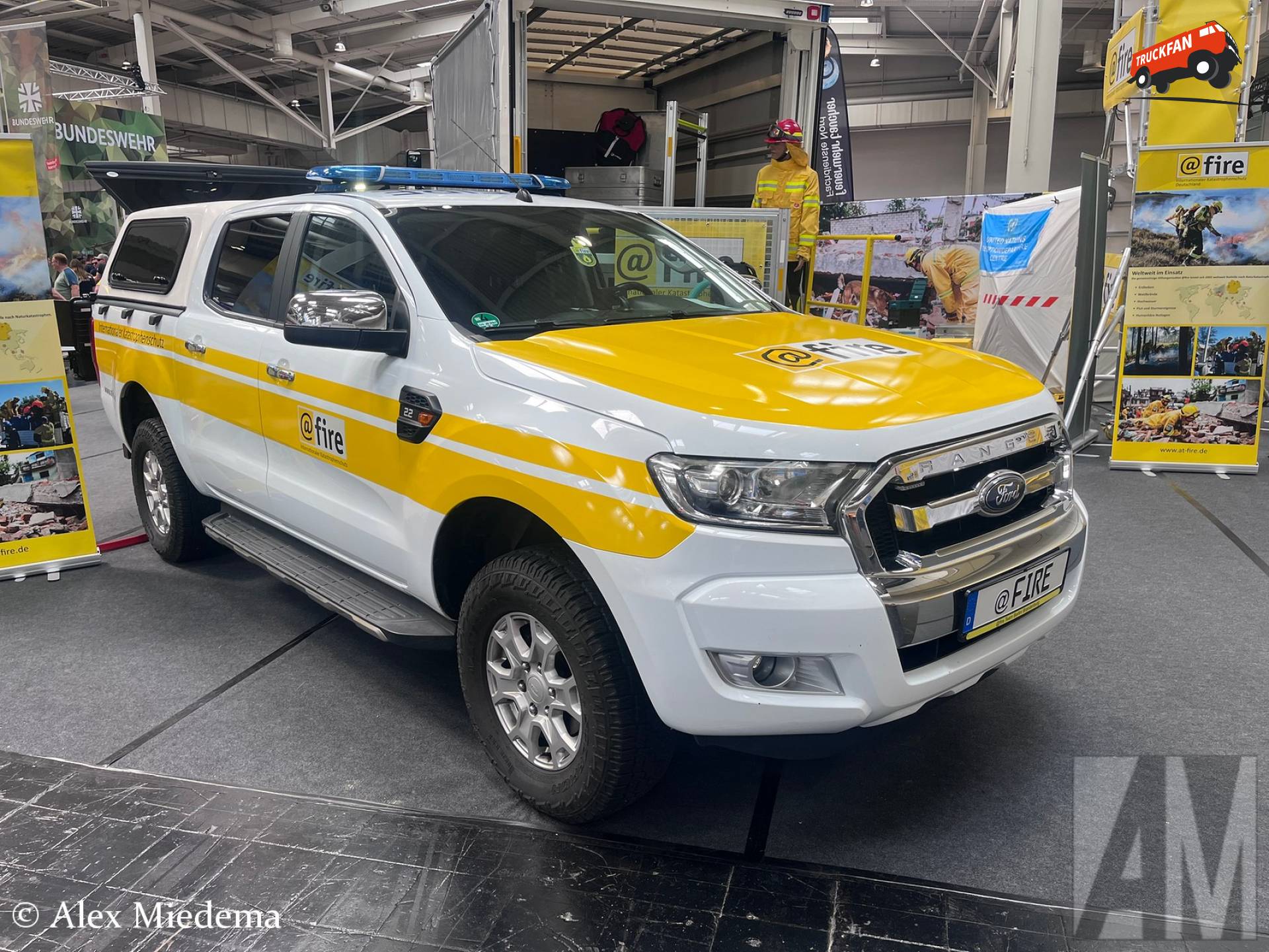 Ford Ranger van @fire Internationaler Katastrophenschutz