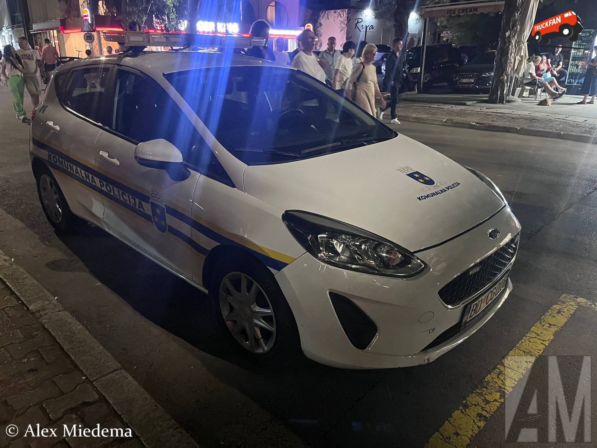 Ford Fiesta van Komunalna Policija in Budva