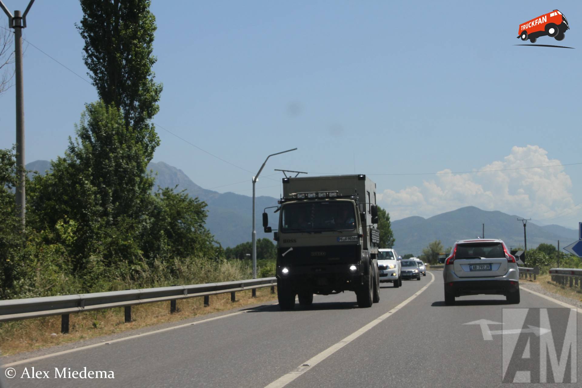 Iveco-Magirus Turbo expedition truck in Durrës