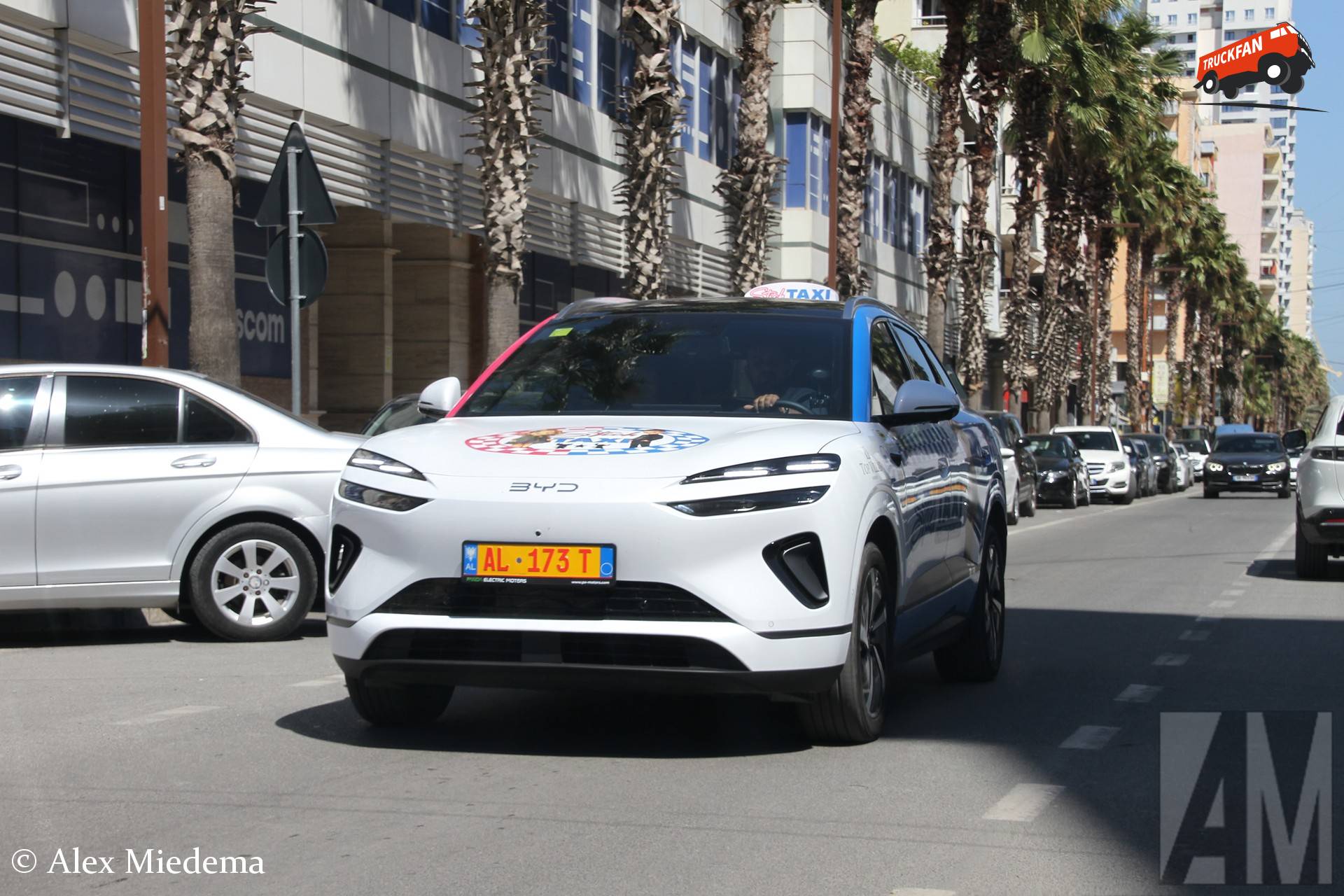 BYD taxi in Durrës, Albanië