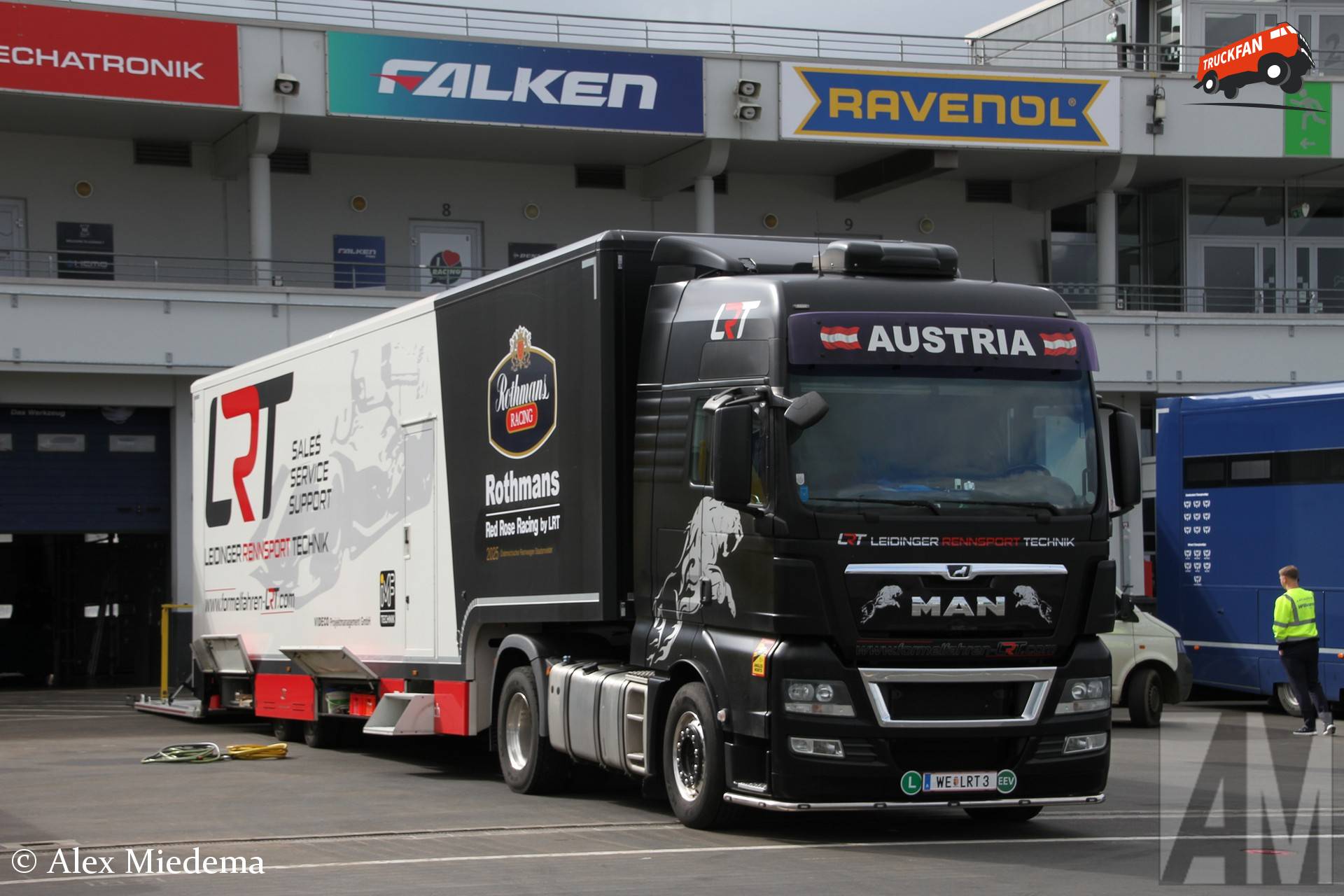 MAN TGX transportvoertuig van Leidinger Rennsport Technik
