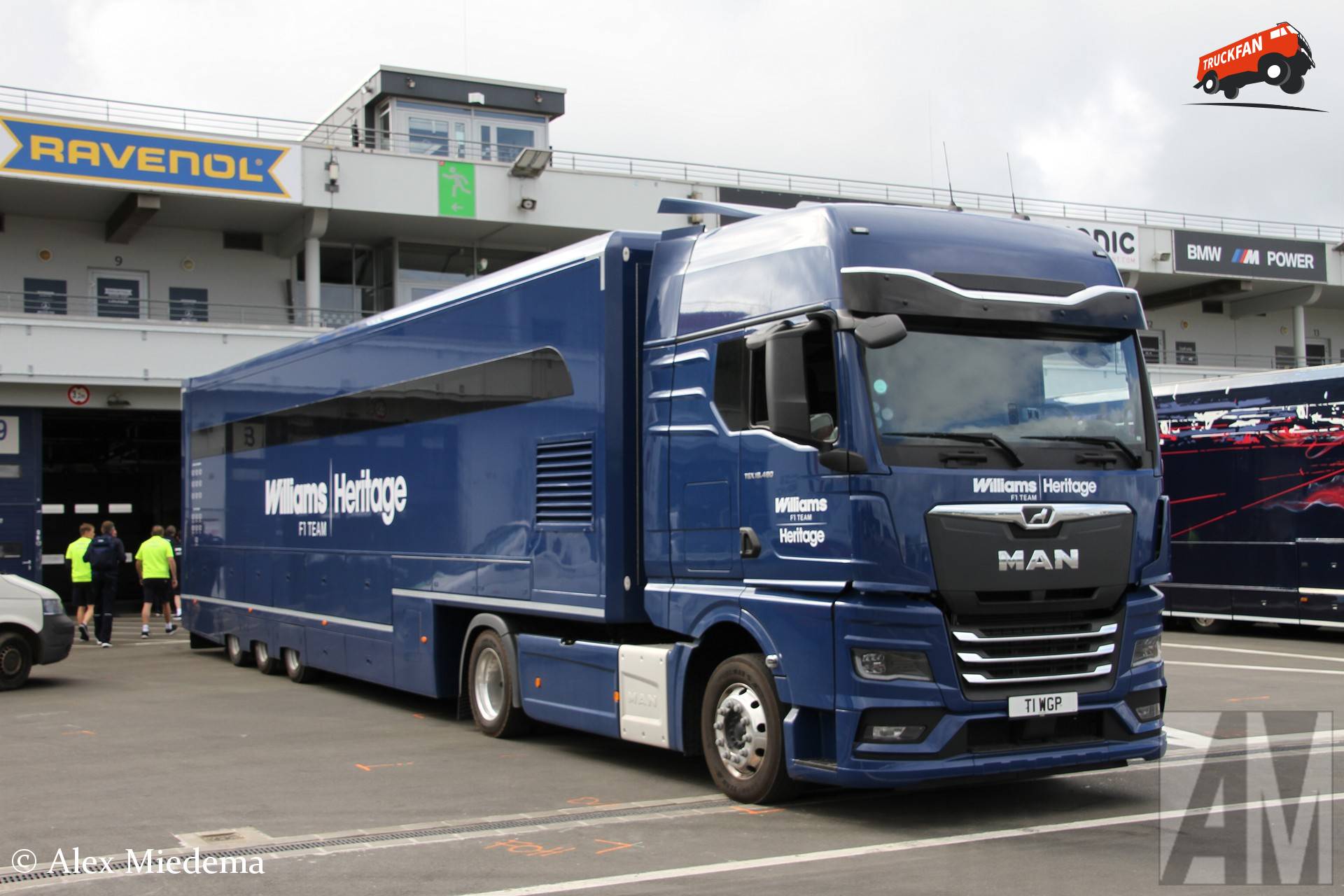 Williams F1 Team Heritage MAN TGX 3rd generation truck