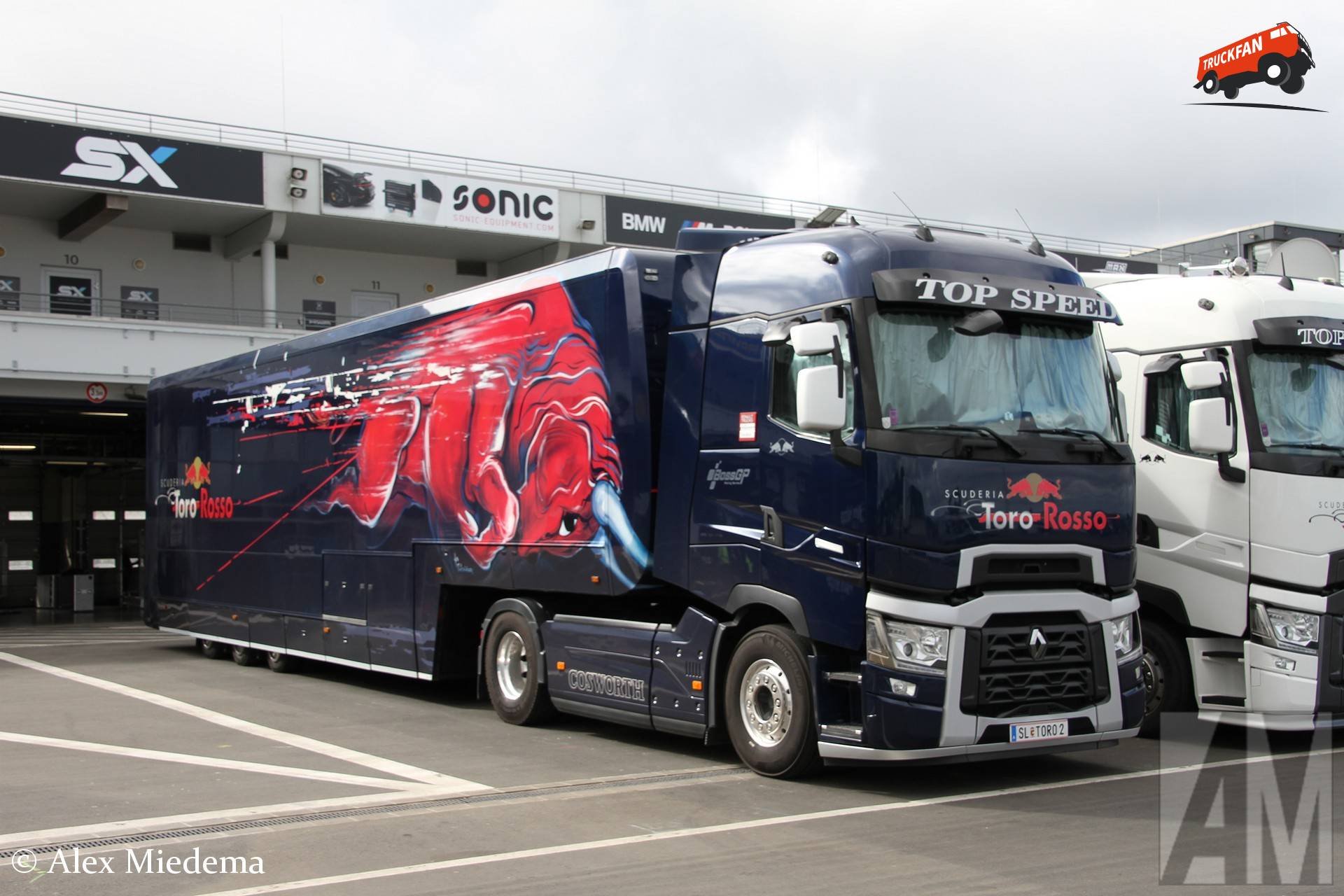 Scuderia Toro Rosso race transporter at Nürburgring Classic 2026