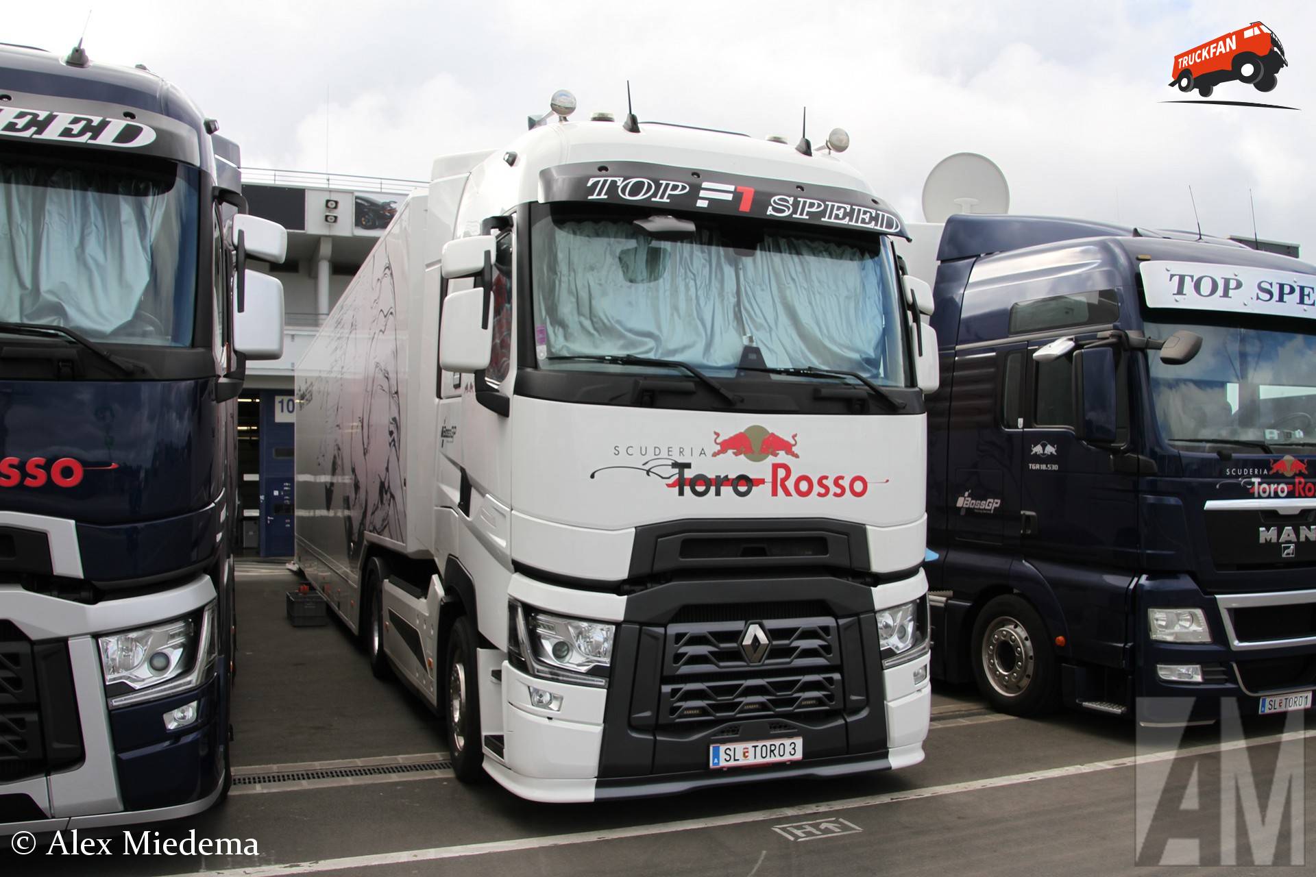 Scuderia Toro Rosso Boss GP race transporter at Nürburgring Classic 2026