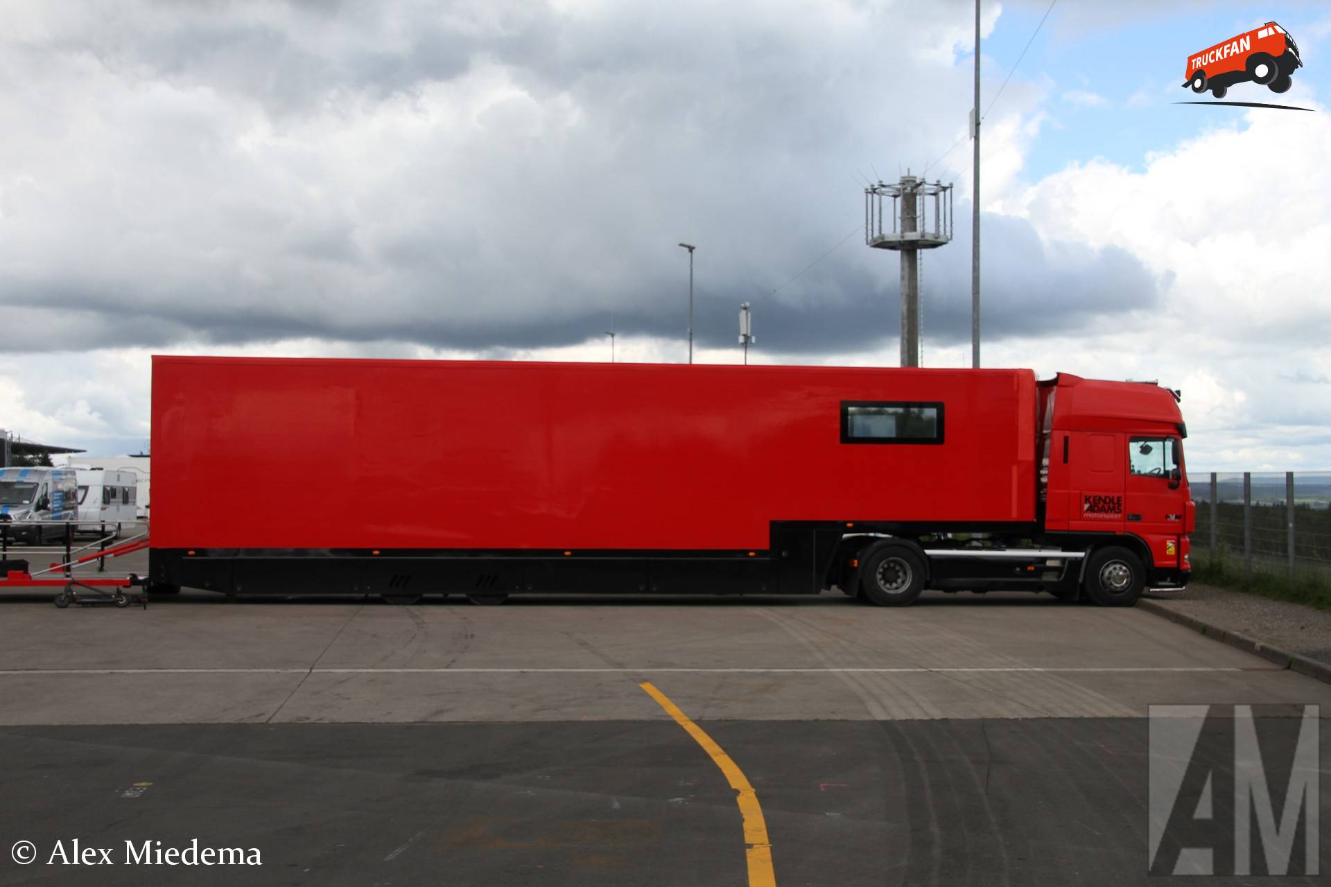 DAF XF105 transporter at Nürburgring Classic 2026