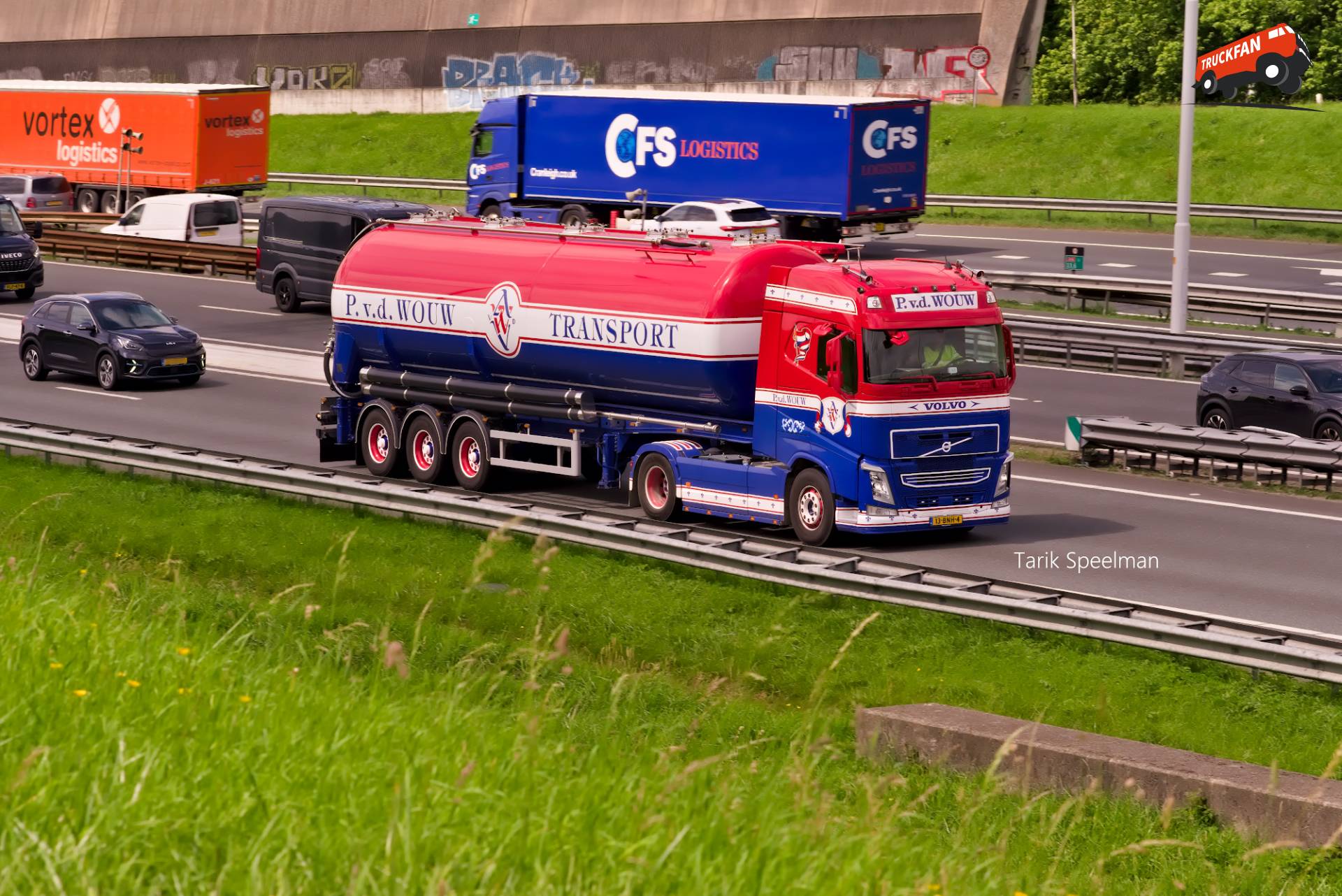 Volvo FH 4th Gen van P. v.d. Wouw op de A16
