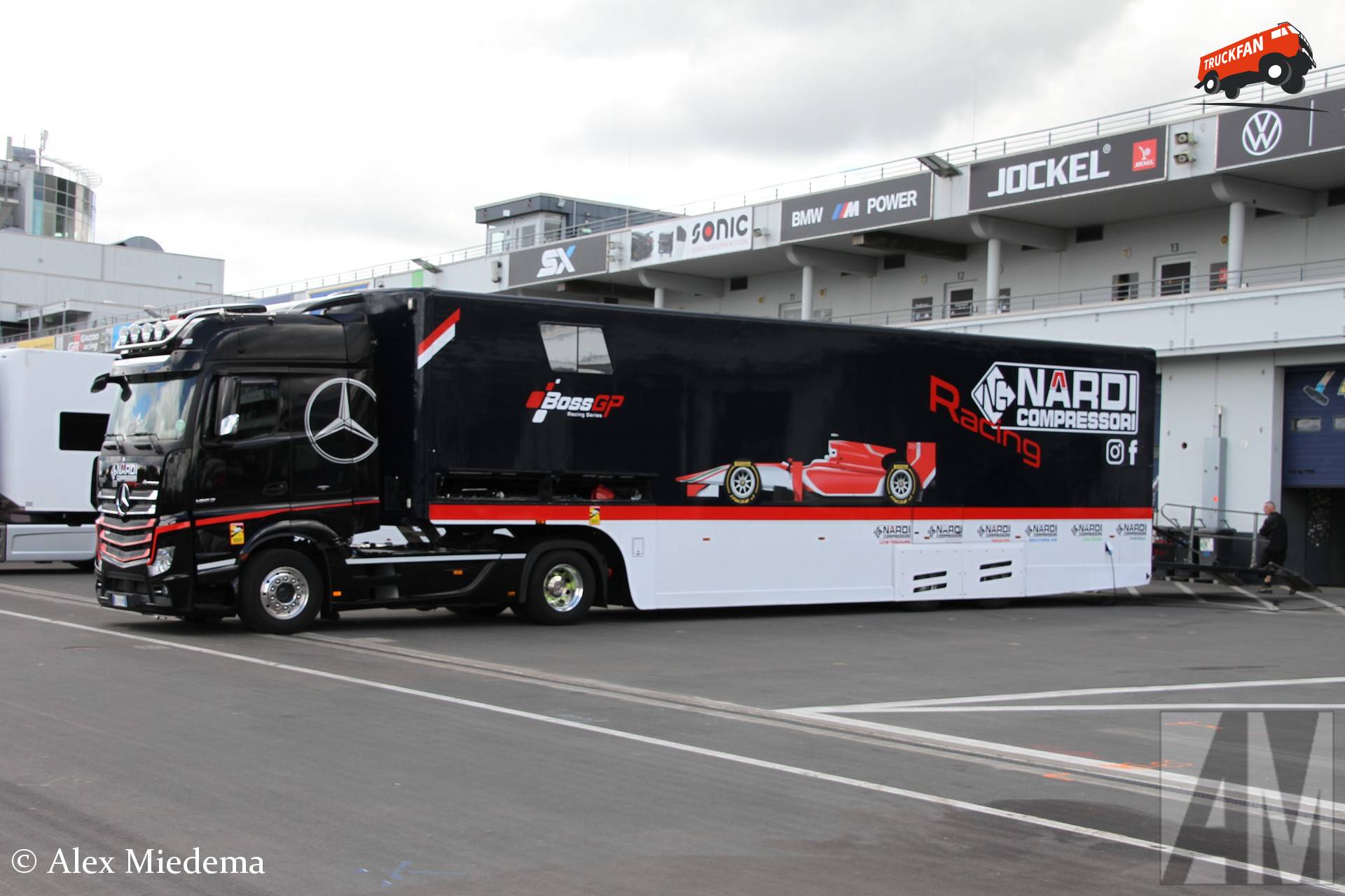 Nardi Compressori Racing Mercedes-Benz truck at Nürburgring