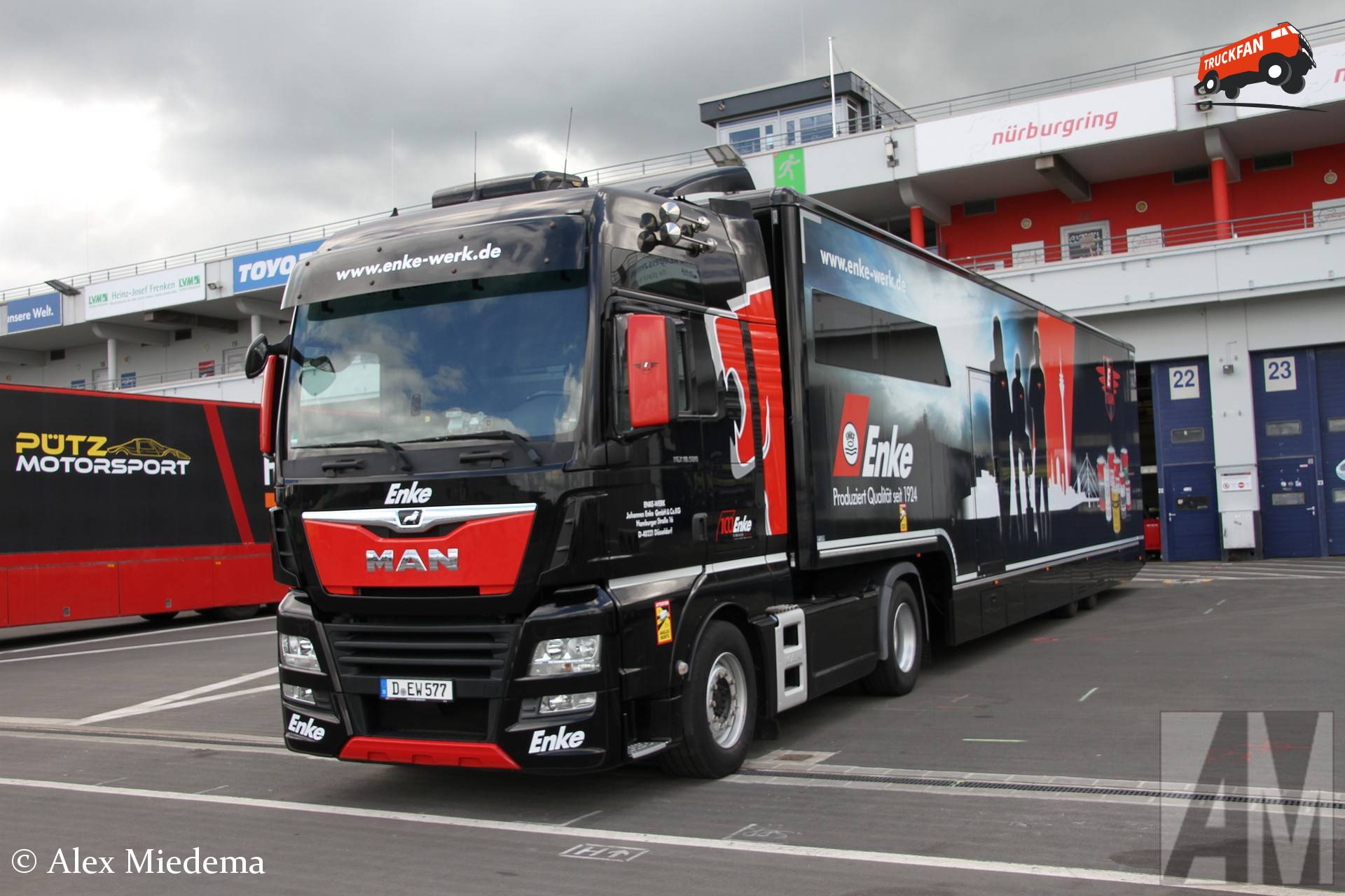 Enke Werk's MAN TGX 18.500 bij Nürburgring Classic 2026