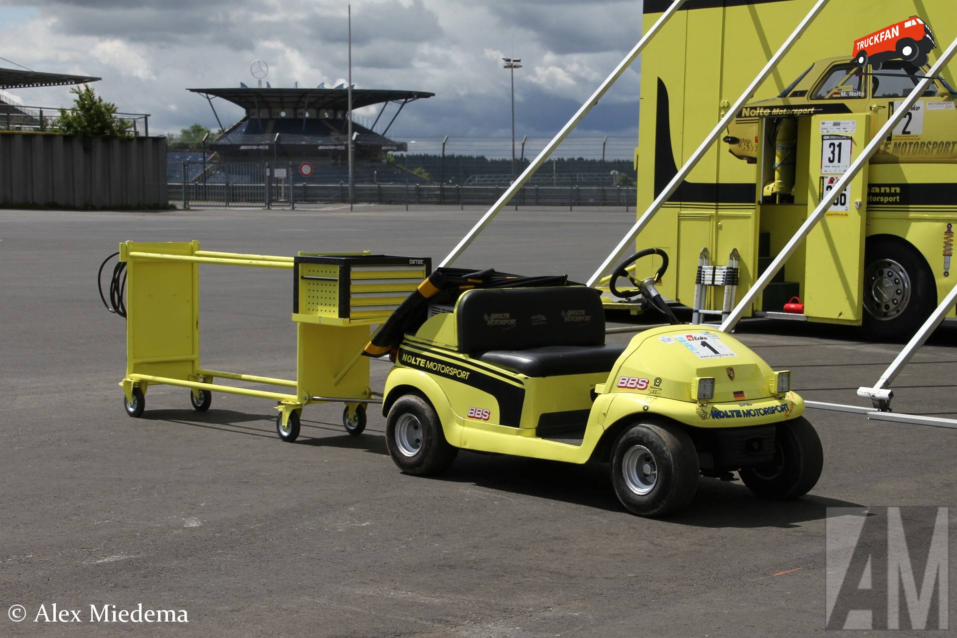 De pitkar van Nolte Motorsport bij Nürburgring Classic 2026