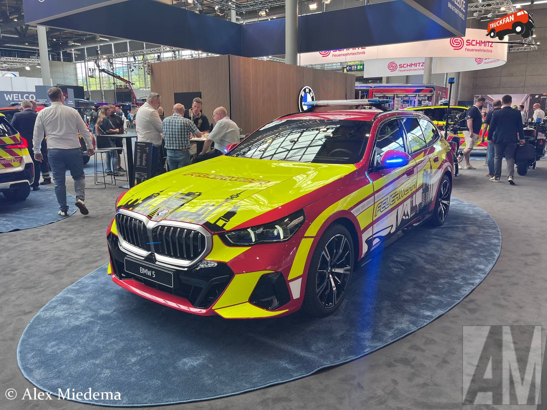 BMW 5-serie op Interschutz 2026 in Messe Hannover