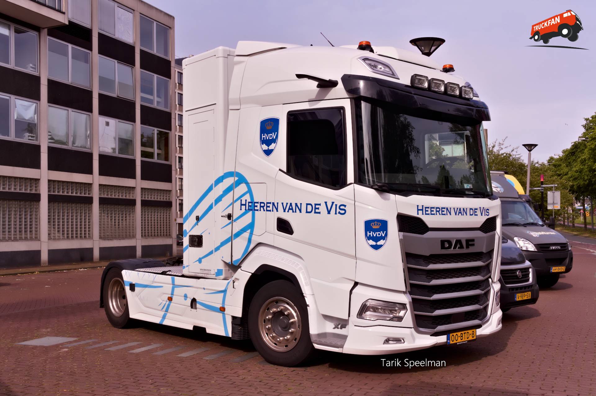 DAF XG market stall in Dordrecht