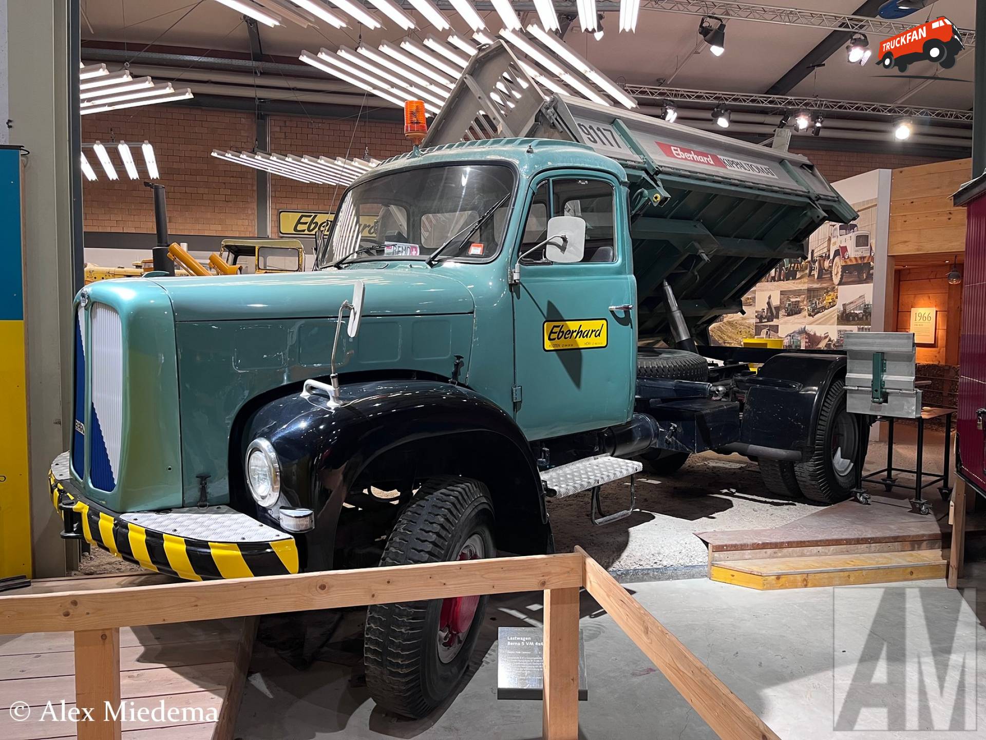 Berna 5 VM 4x4 truck in Ebianum Baggermuseum