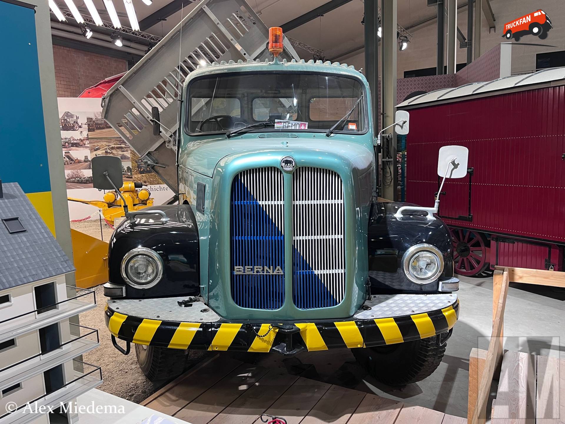 Berna 5 VM 4x4 truck in Ebianum Baggermuseum