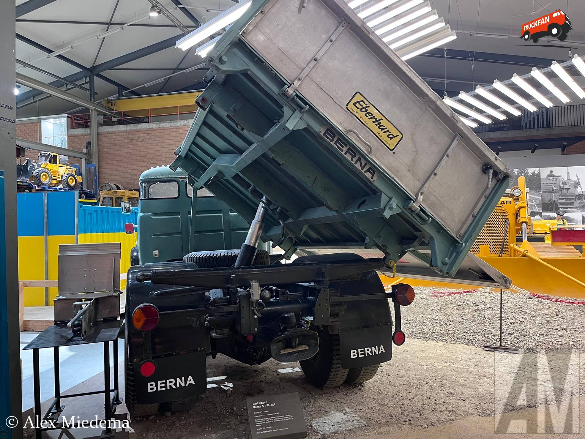 Berna 5 VM 4x4 truck in Ebianum Baggermuseum
