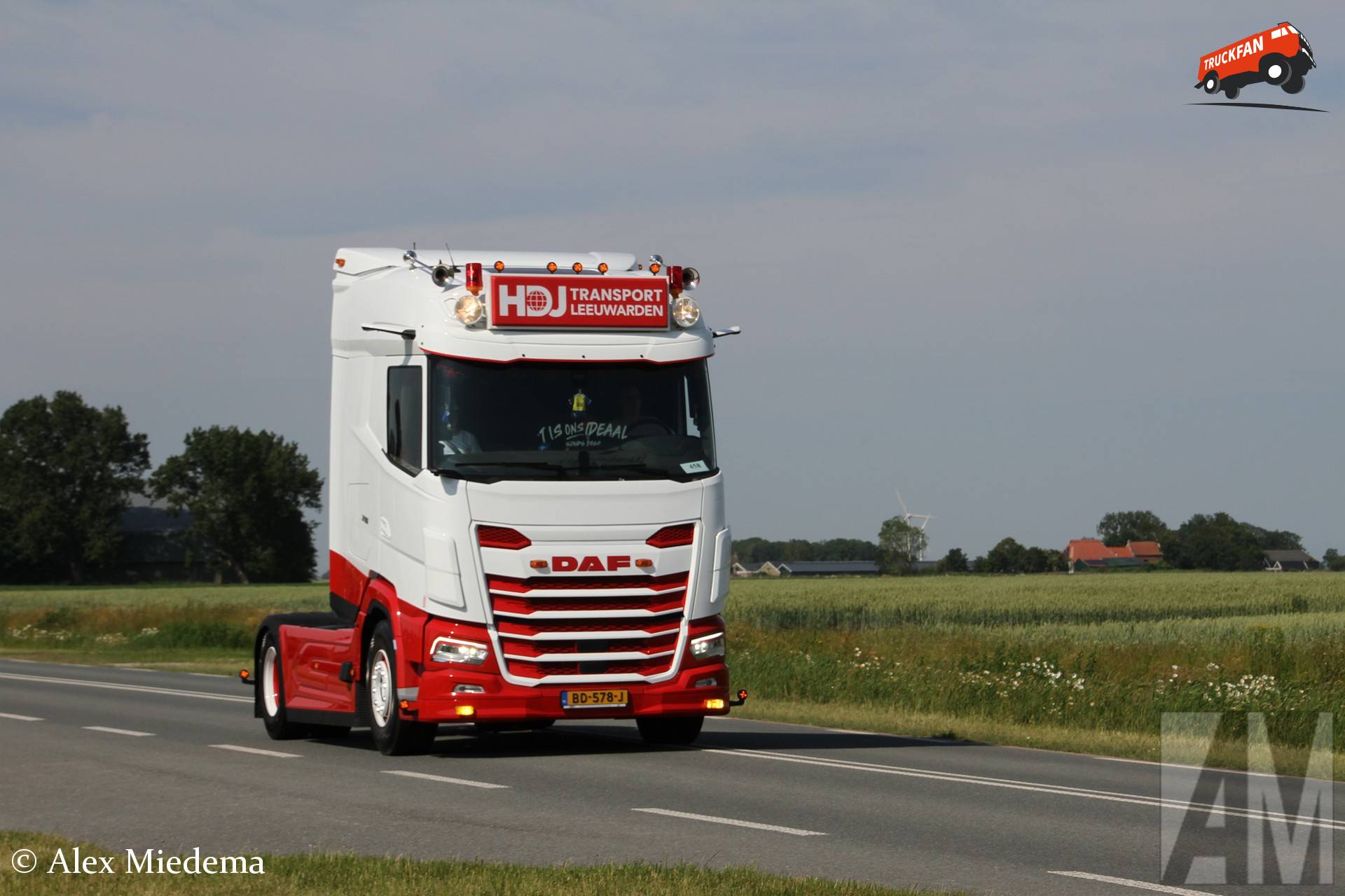 DAF XG480 truck owned by HDJ Transport