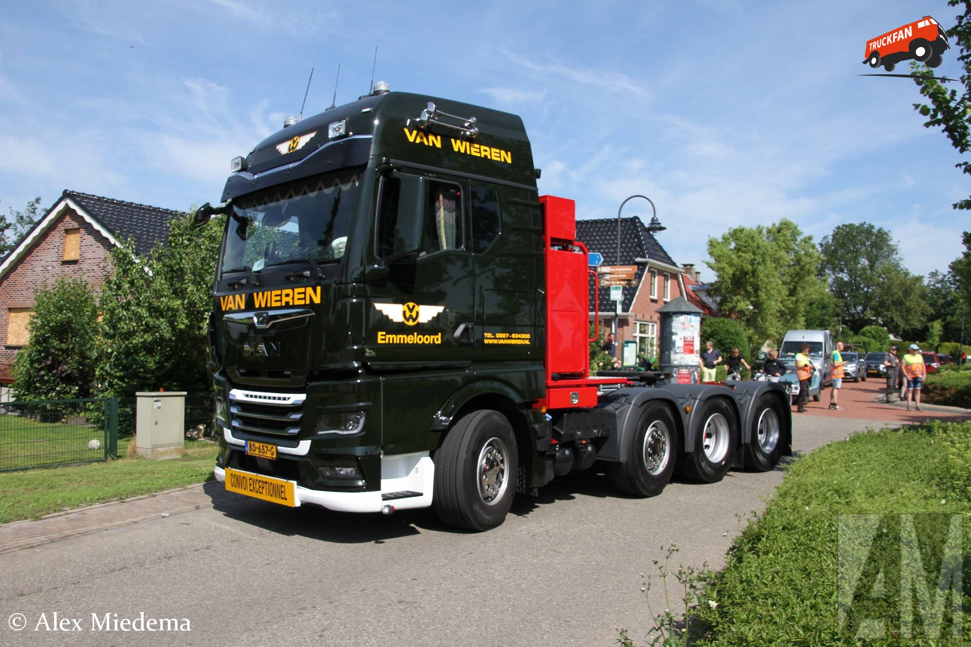 MAN TGX 3rd generation truck BD-657-G driven by Robin Rinsma