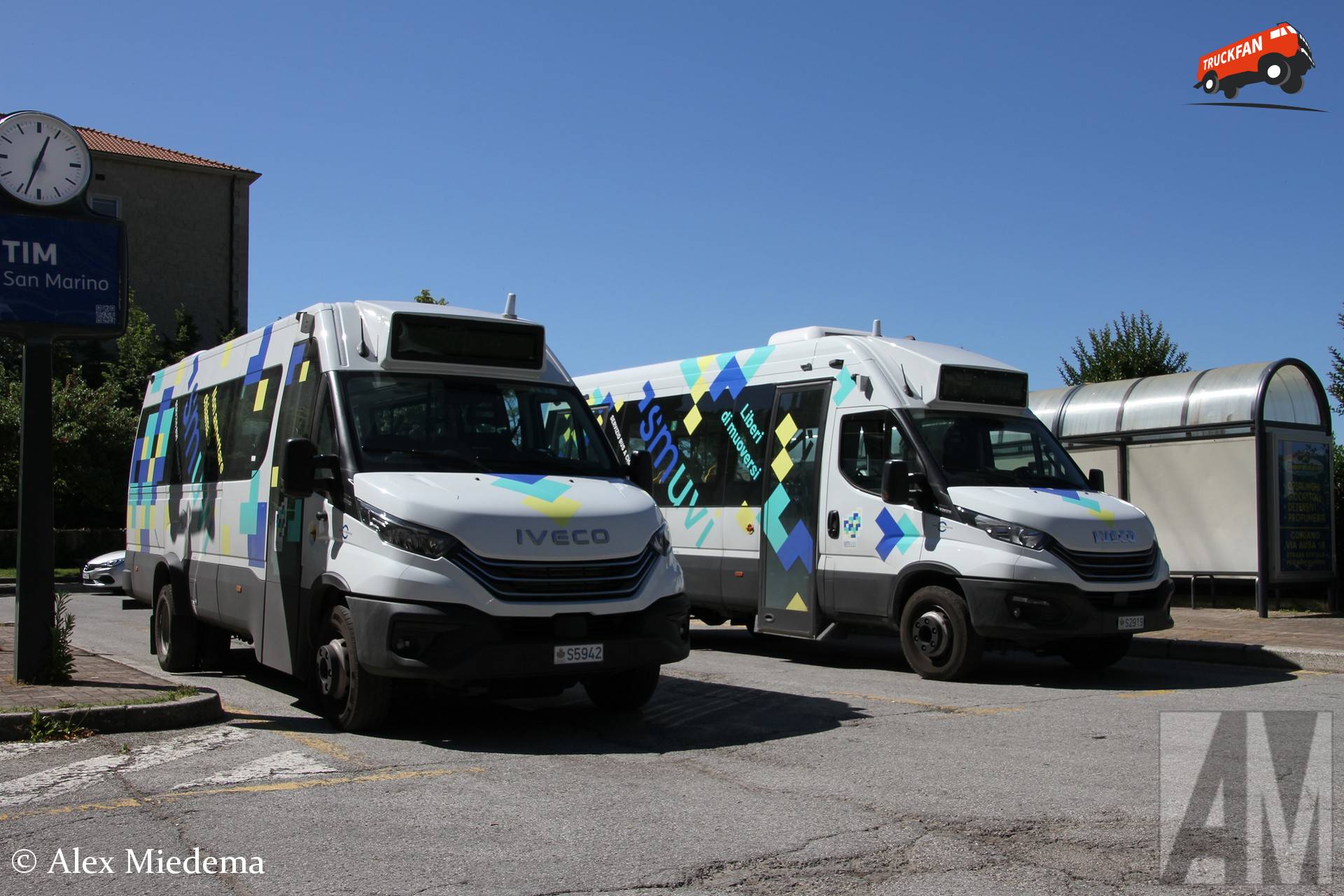 Iveco Daily bussen in San Marino