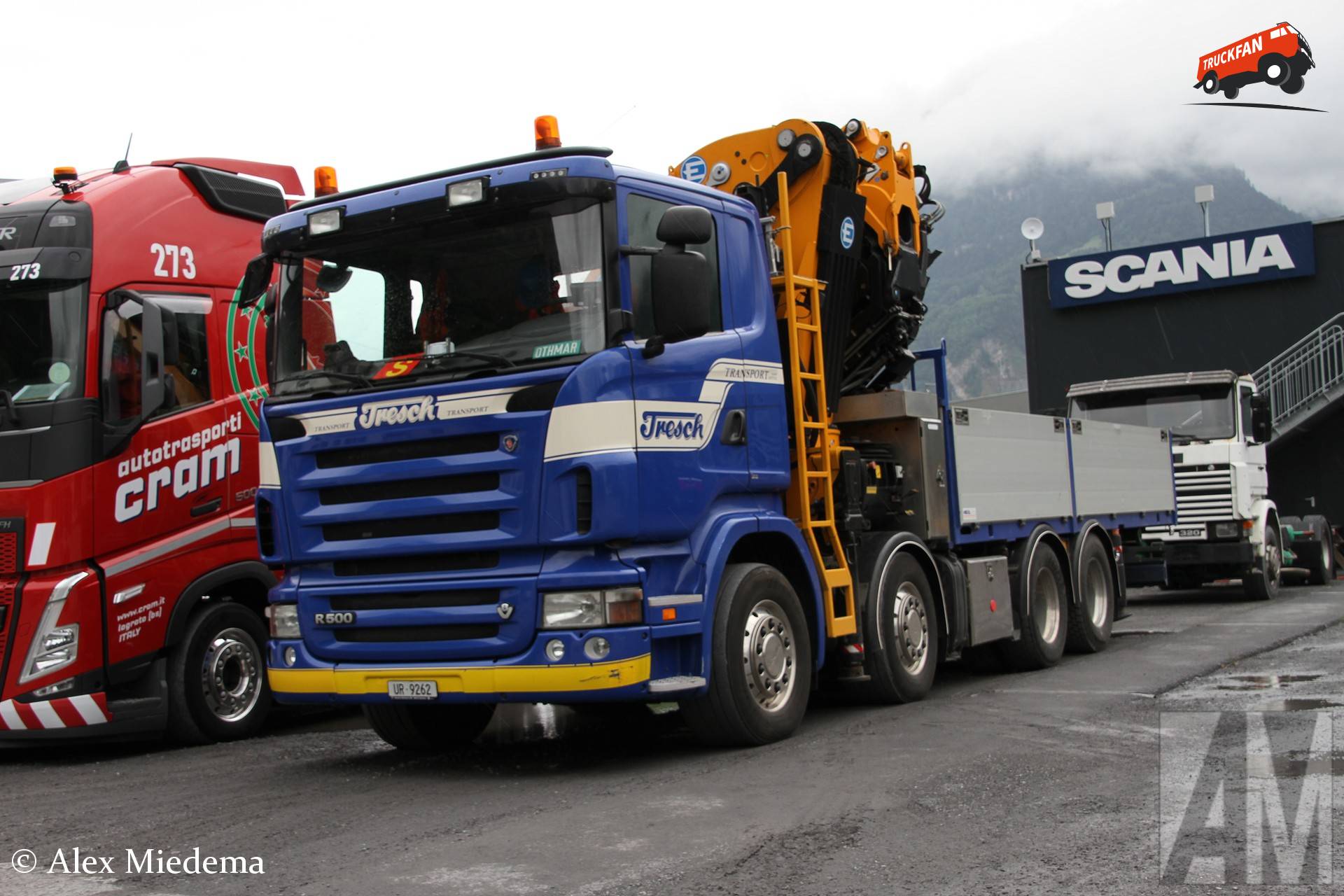 Tresch Transport Scania R500 in Flüelen, Zwitserland