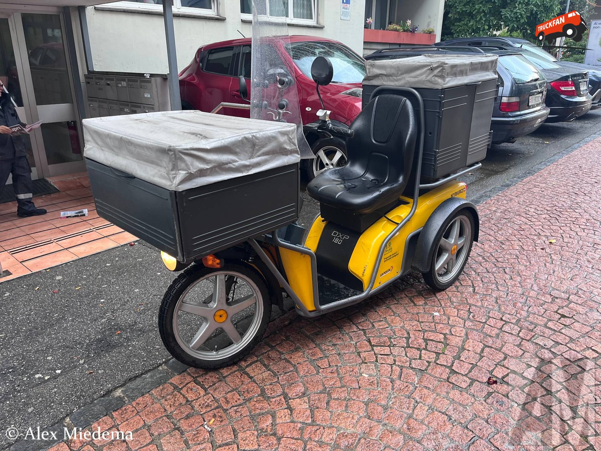 Kyburz DXP 180 posttrike bij Paradiso Zwitserland