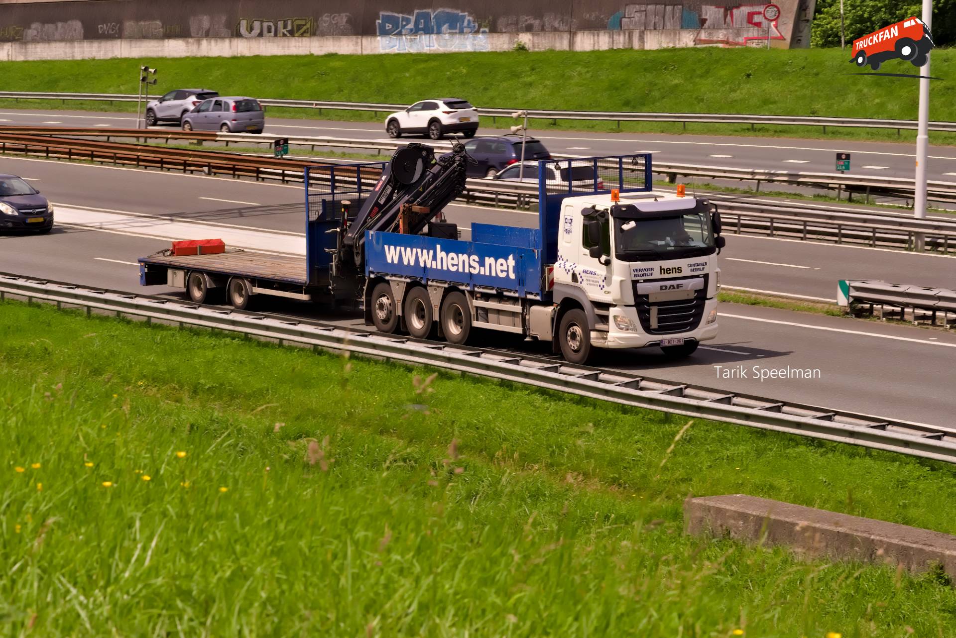 DAF CF Euro 6 vrachtwagen 2-BDT-961 op A16