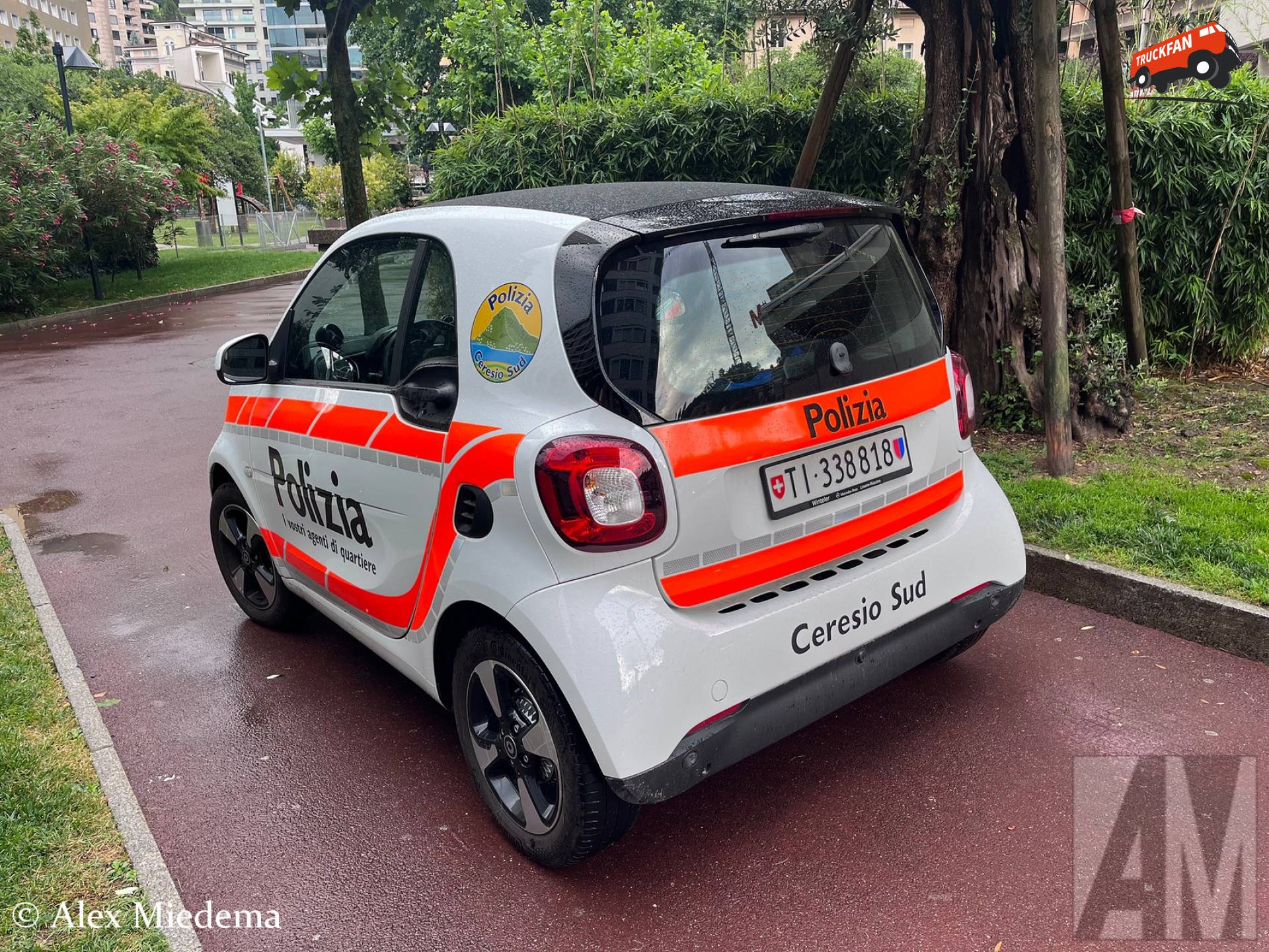 Polizia Ceresio Sud Smart ForTwo in Lugano