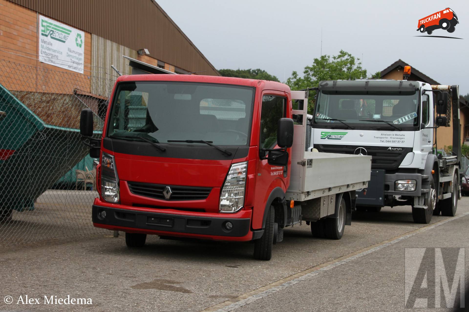 Renault Maxity vrachtwagen in Zwitserland, juni 2026