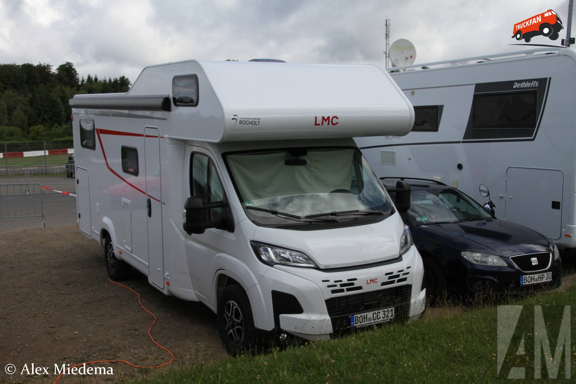 LMC camper op paddock Nürburgring