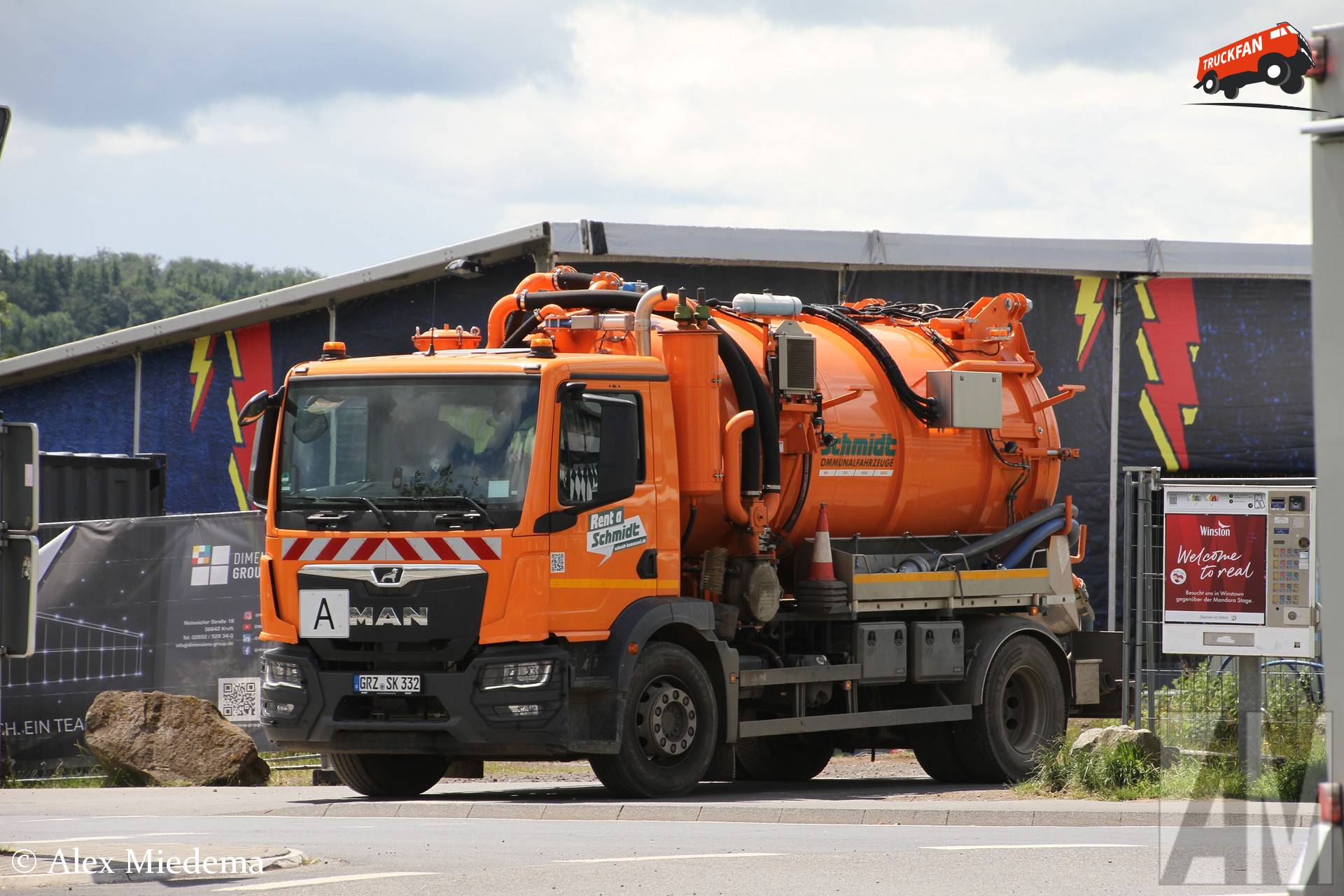 Schmidt Kommunalfahrzeuge MAN TGM Truck with German License