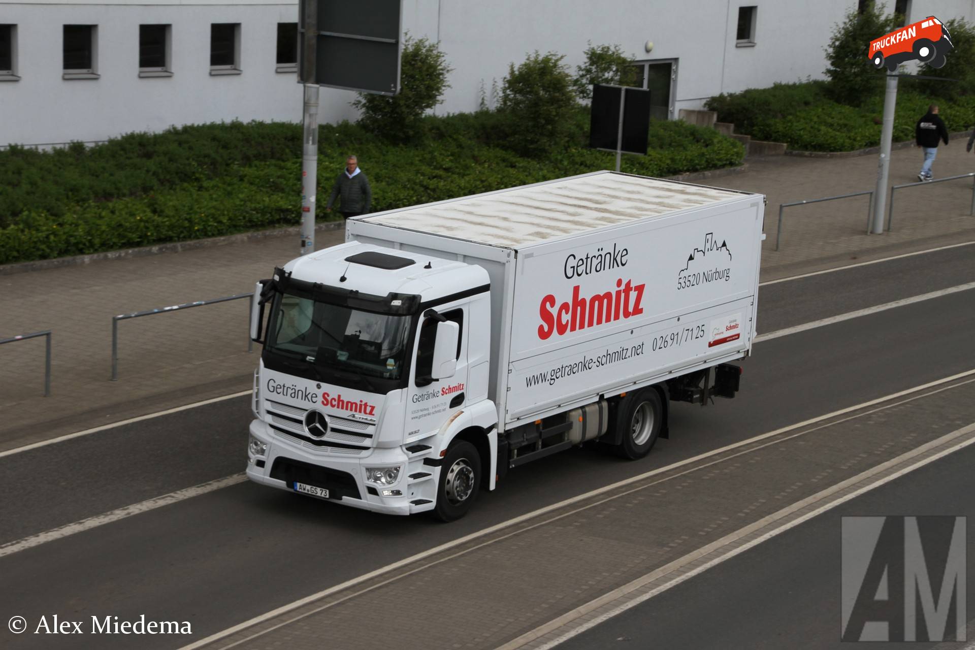 Mercedes-Benz Actros truck bij Nürburgring Boulevard