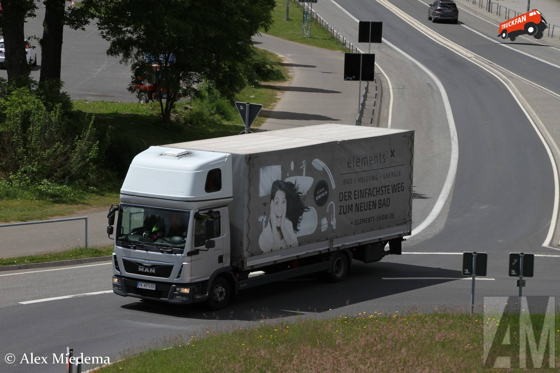 MAN TGL 3rd gen truck at Nürburgring Boulevard