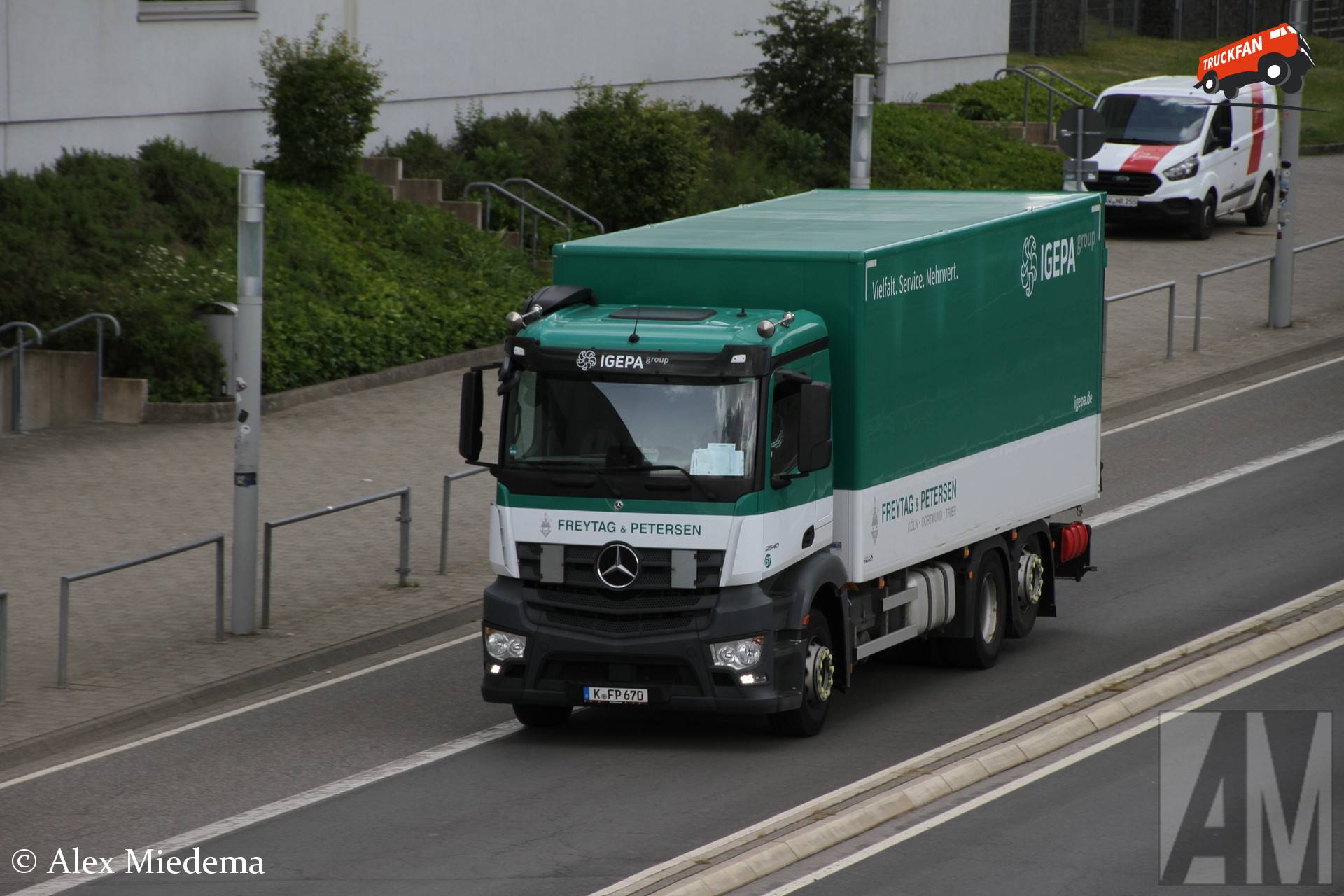 Mercedes-Benz Actros 2540 truck at Nürburgring Boulevard