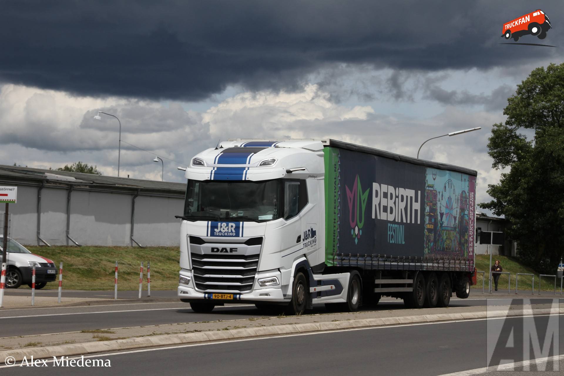 DAF XG 450 FT van J&R Trucking op de Nürburgring Boulevard