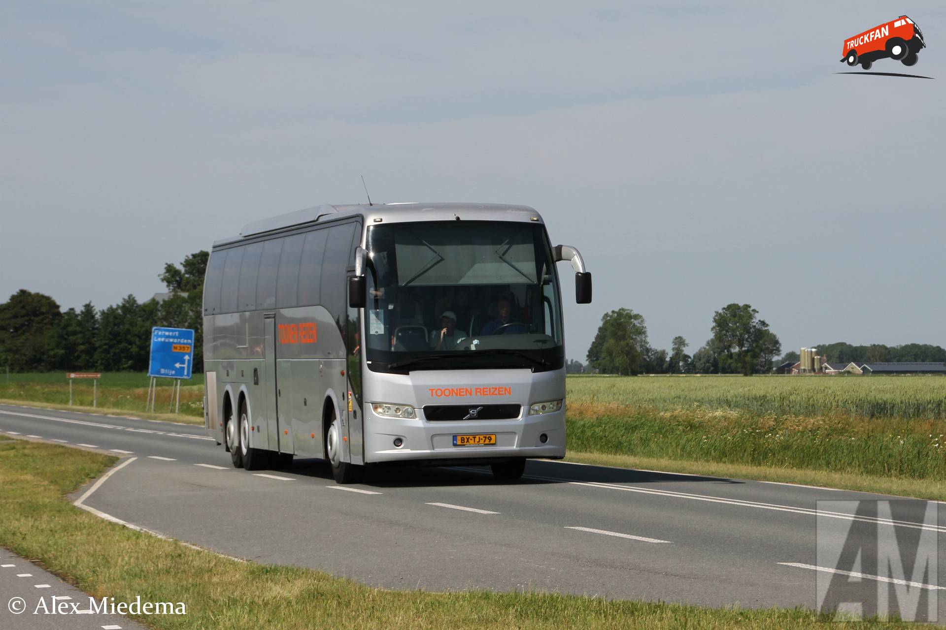 Volvo 9700 bus van Toonen Reizen op N357