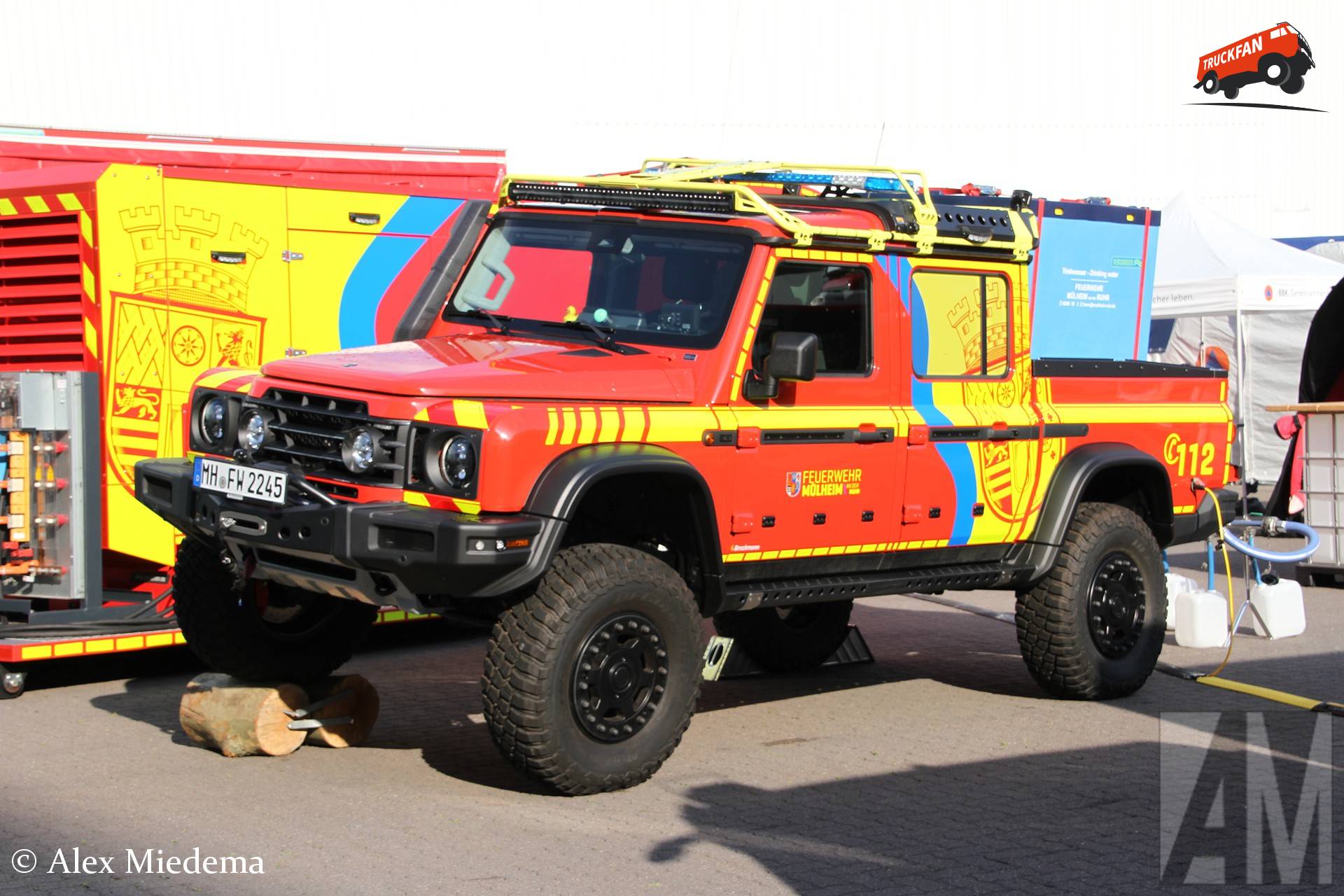 Ineos Grenadier brandweerwagen op Interschutz 2026