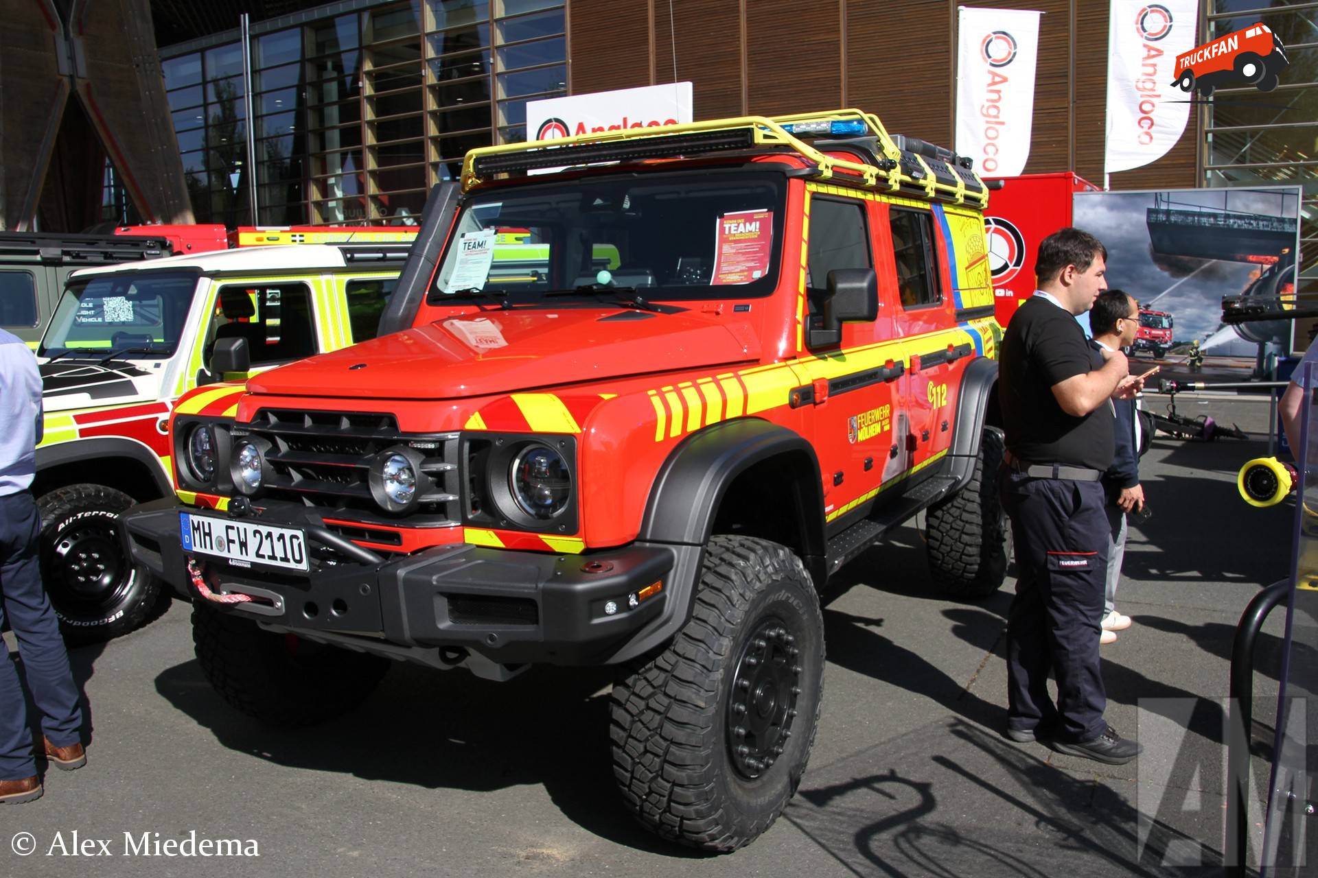 Ineos Grenadier voertuig van Feuerwehr Mülheim an der Ruhr