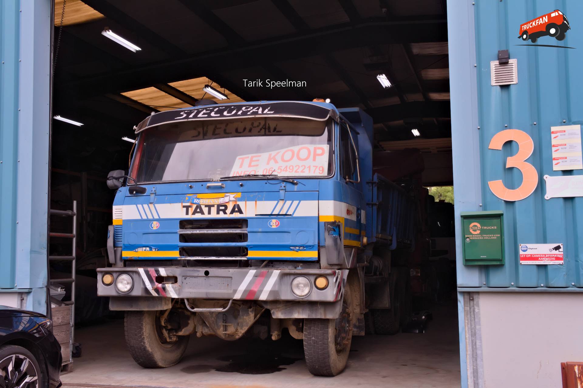 Tatra T815 bij Engel Trucks in Meerkerk