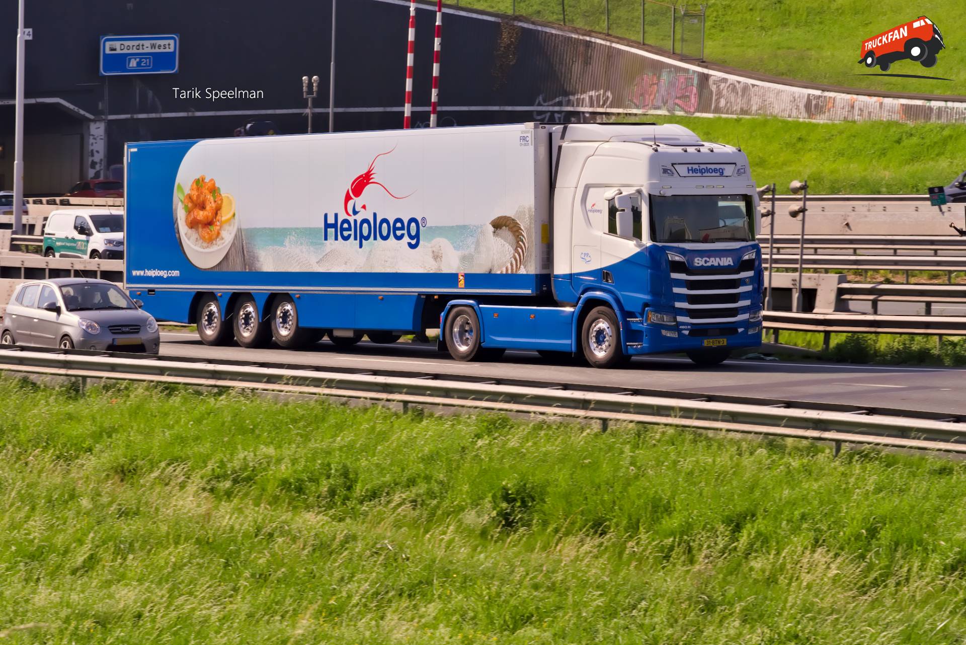 Scania 460R vrachtwagen met kenteken 31-BTN-3