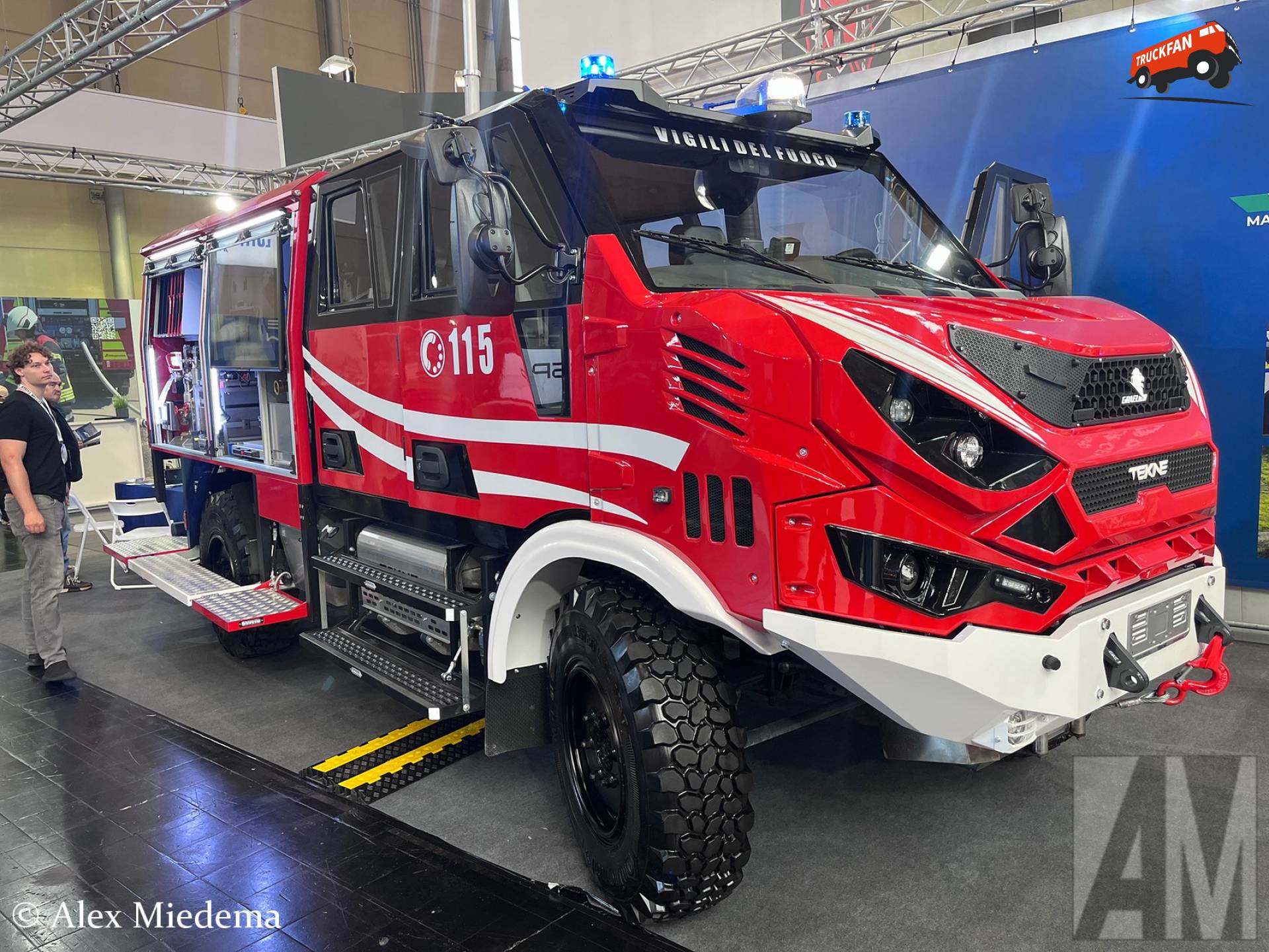 Tekne Graelion fire truck at Messe Hannover
