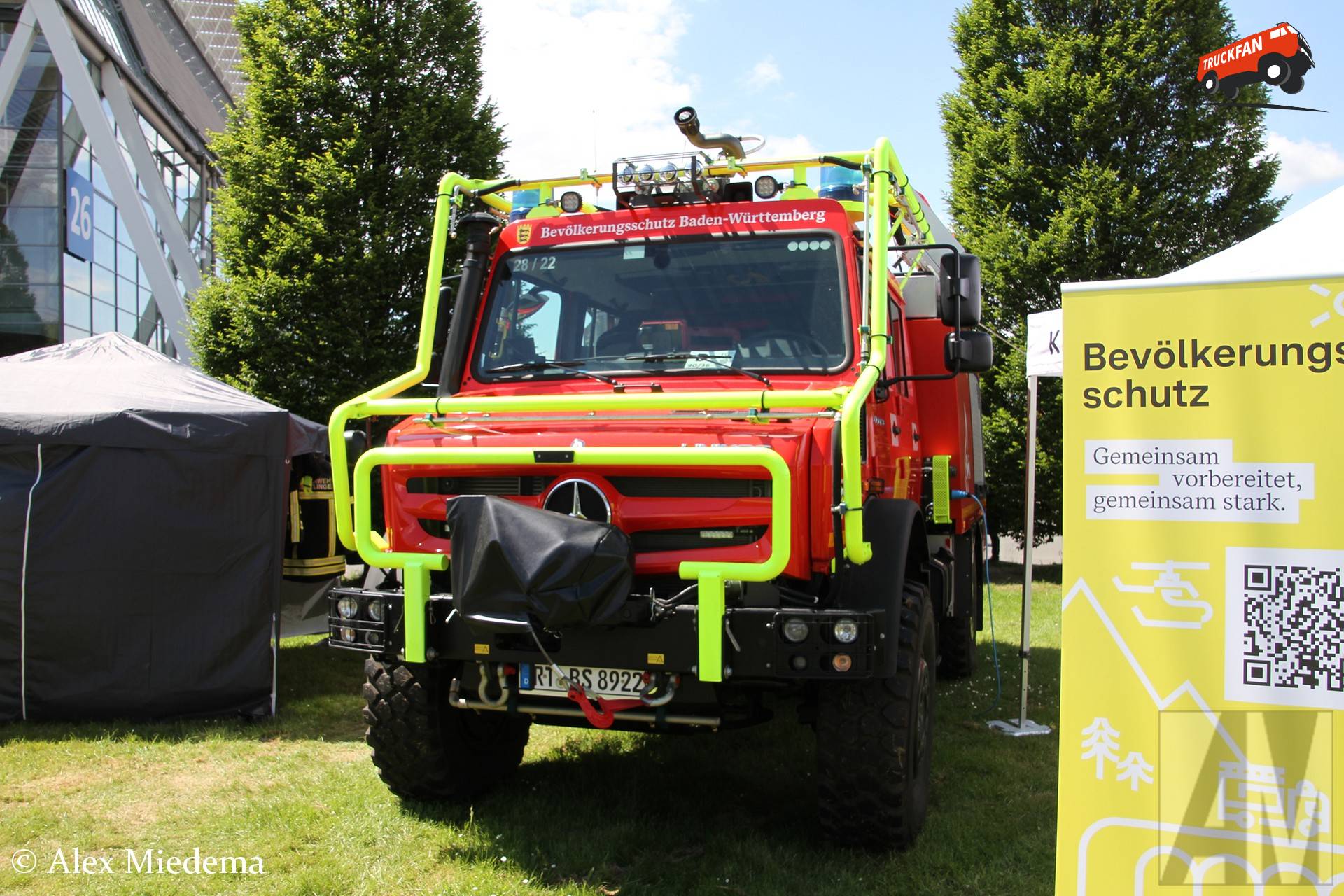Unimog U4023 van Bevölkerungsschutz Baden-Württemberg