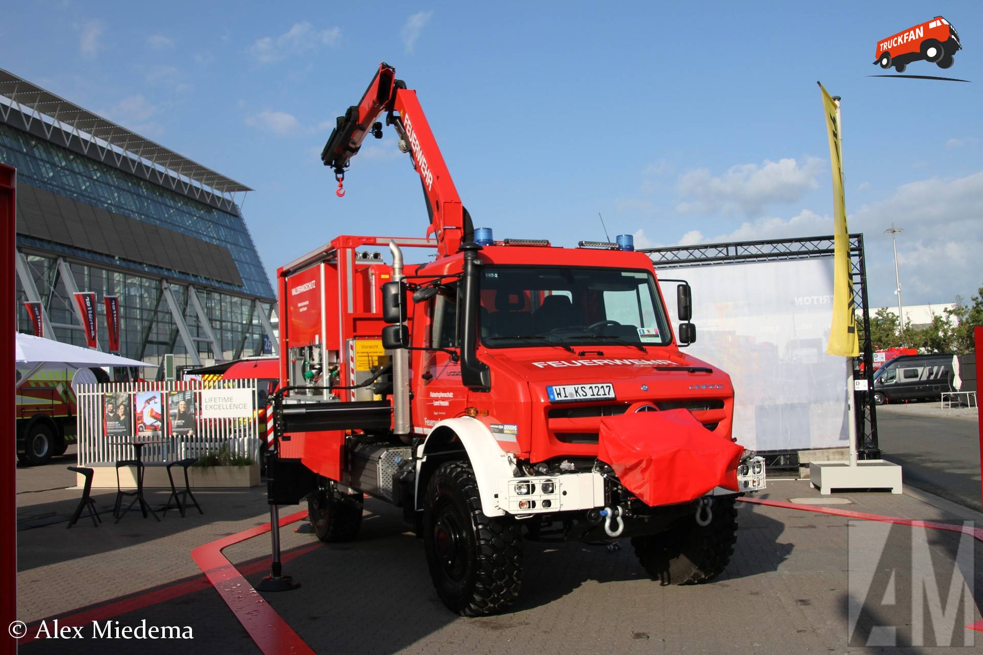 Unimog U5023 bij Interschutz 2026 in Hannover