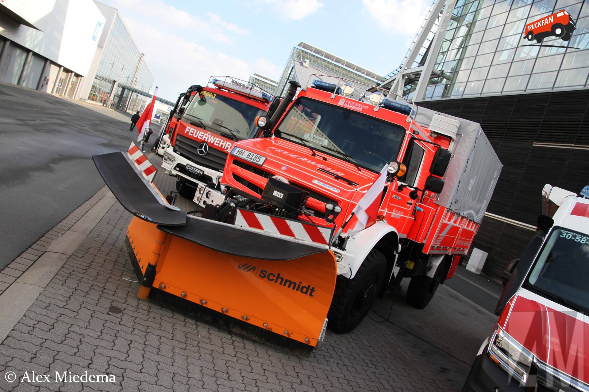 Unimog U5023 van Feuerwehr Hamburg op Interschutz 2026