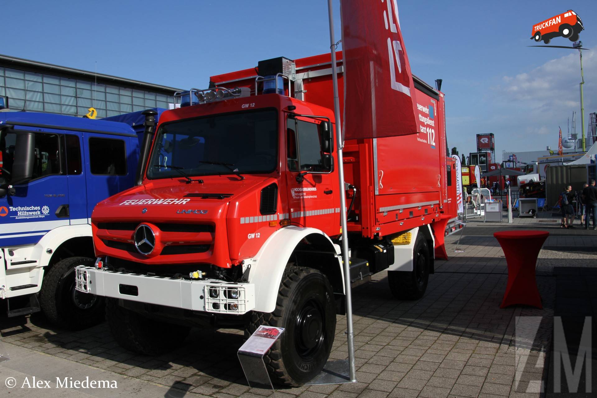 Unimog GW 12 van Hochsauerlandkreis op evenement Interschutz