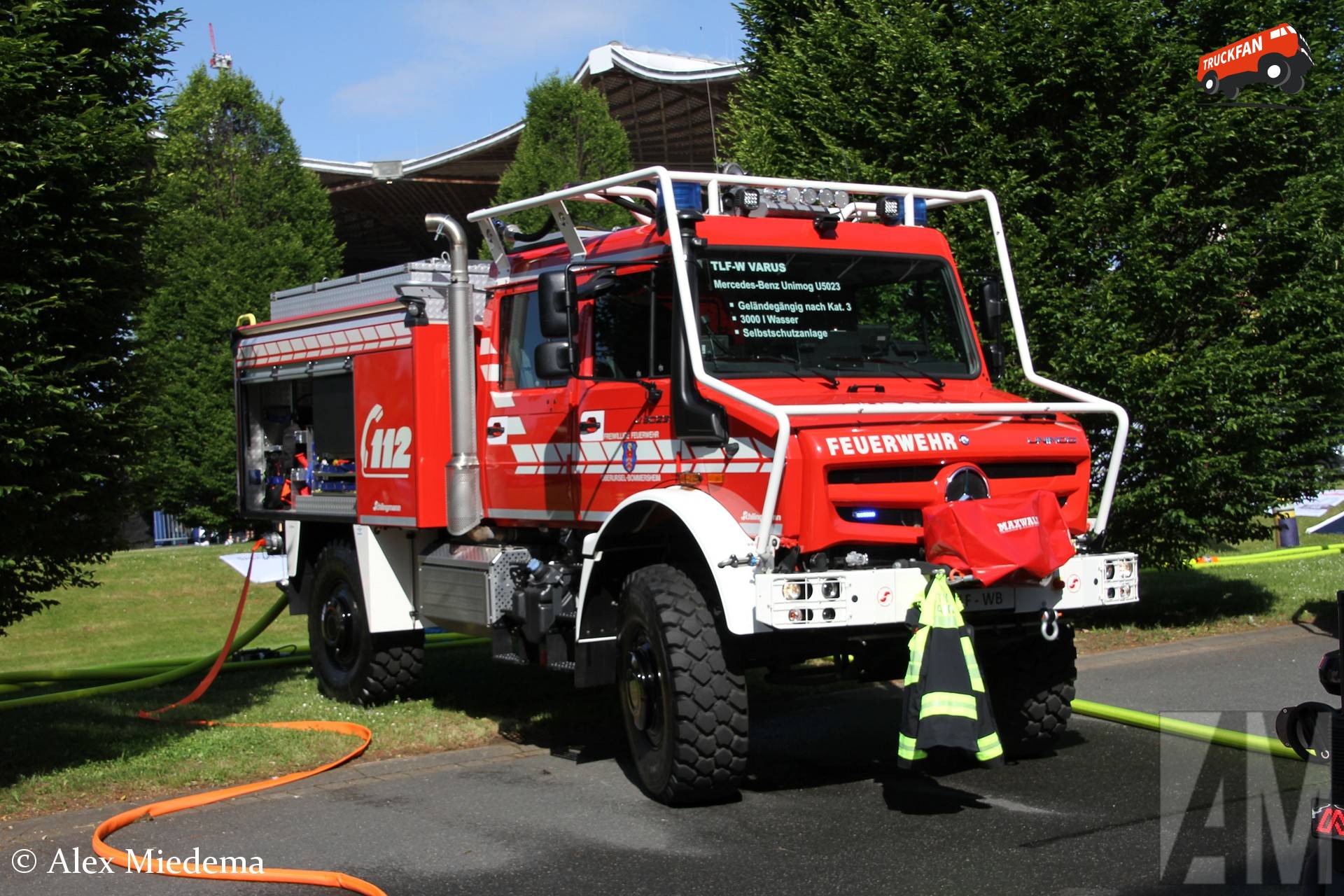 Unimog U5023 TLF-W Varus op Interschutz 2026