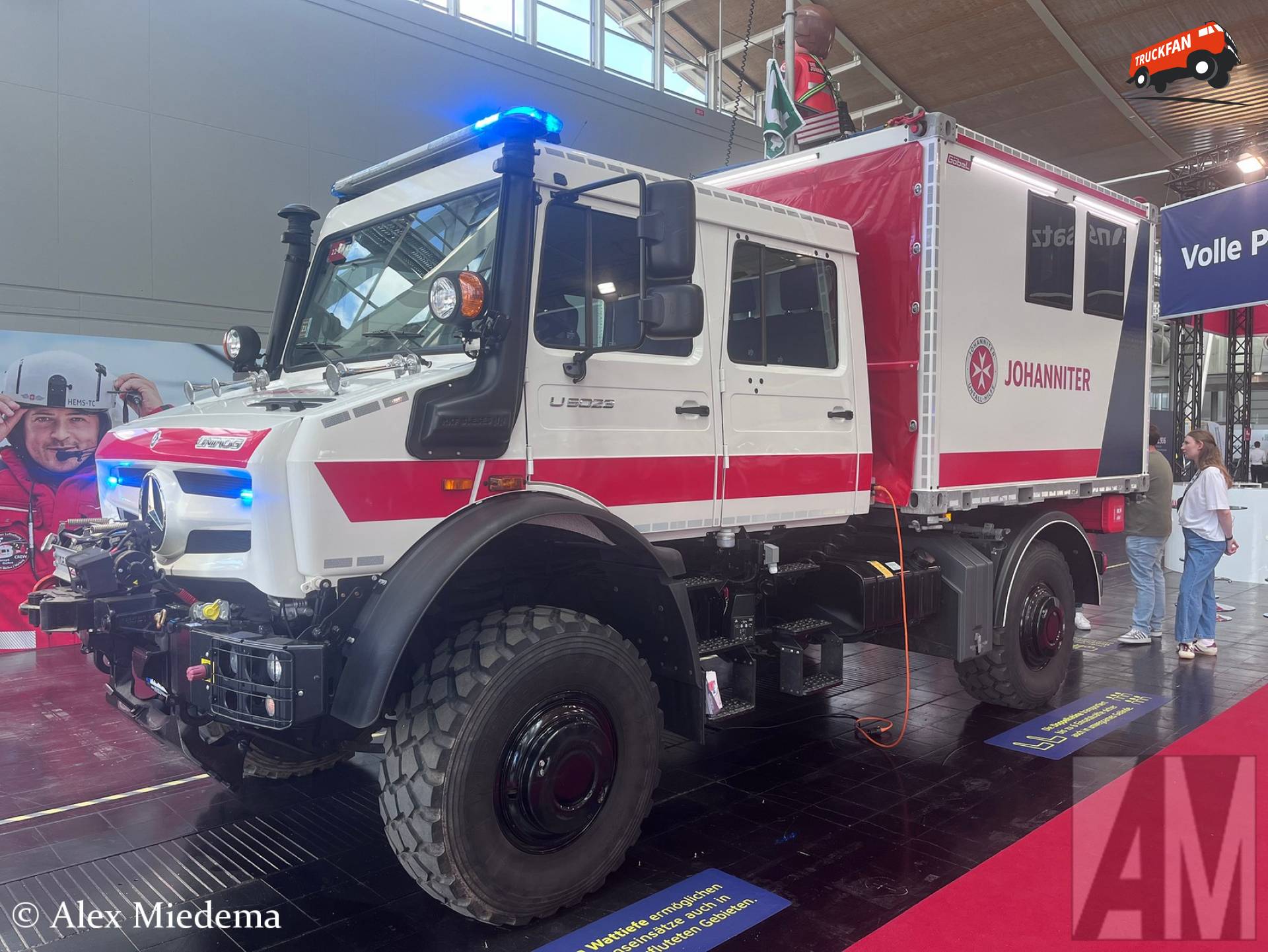 Johanniter Unimog U5023 gepresenteerd op Interschutz 2026