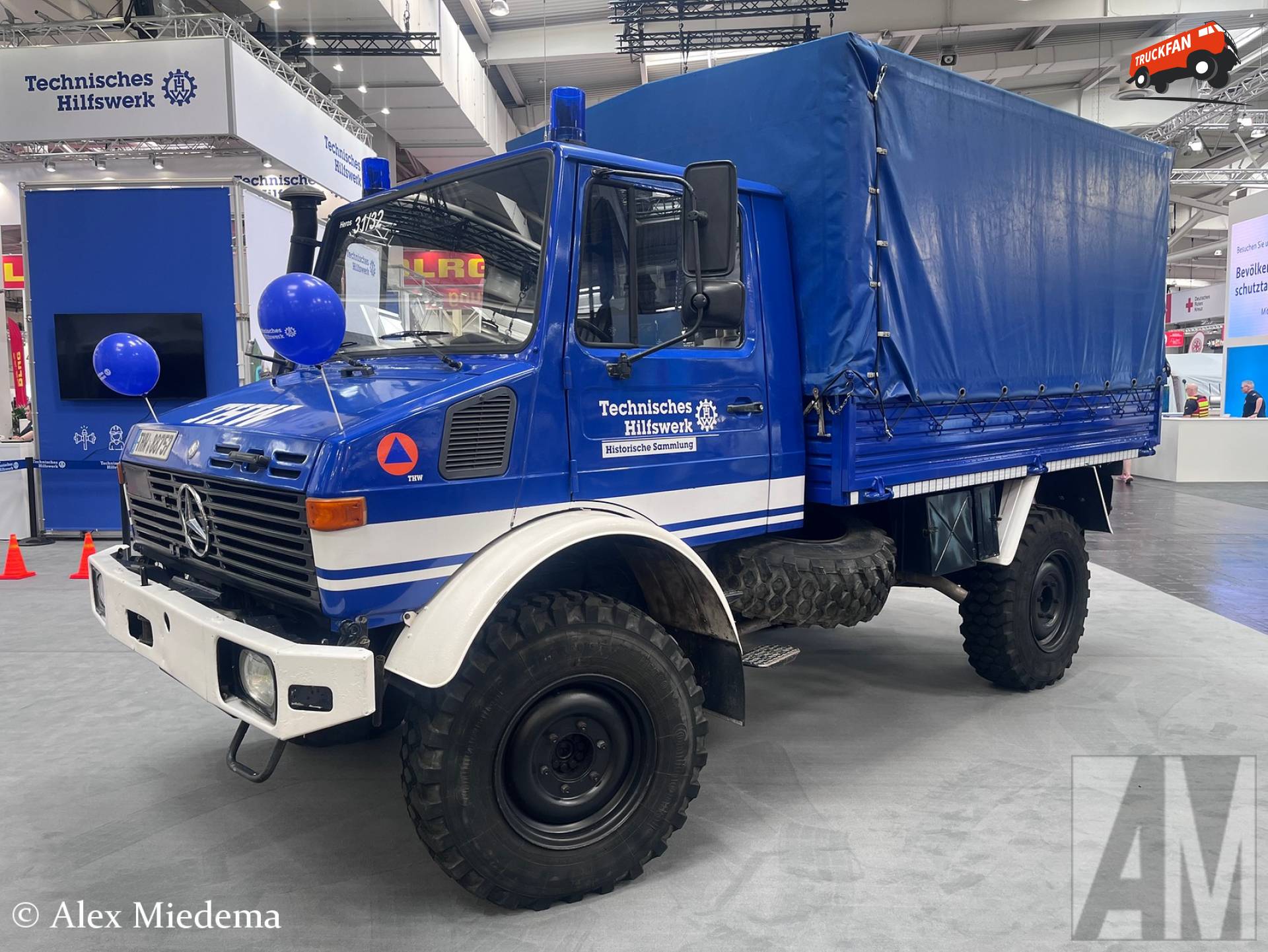 Unimog 435 van Technisches Hilfswerk in Messe Hannover