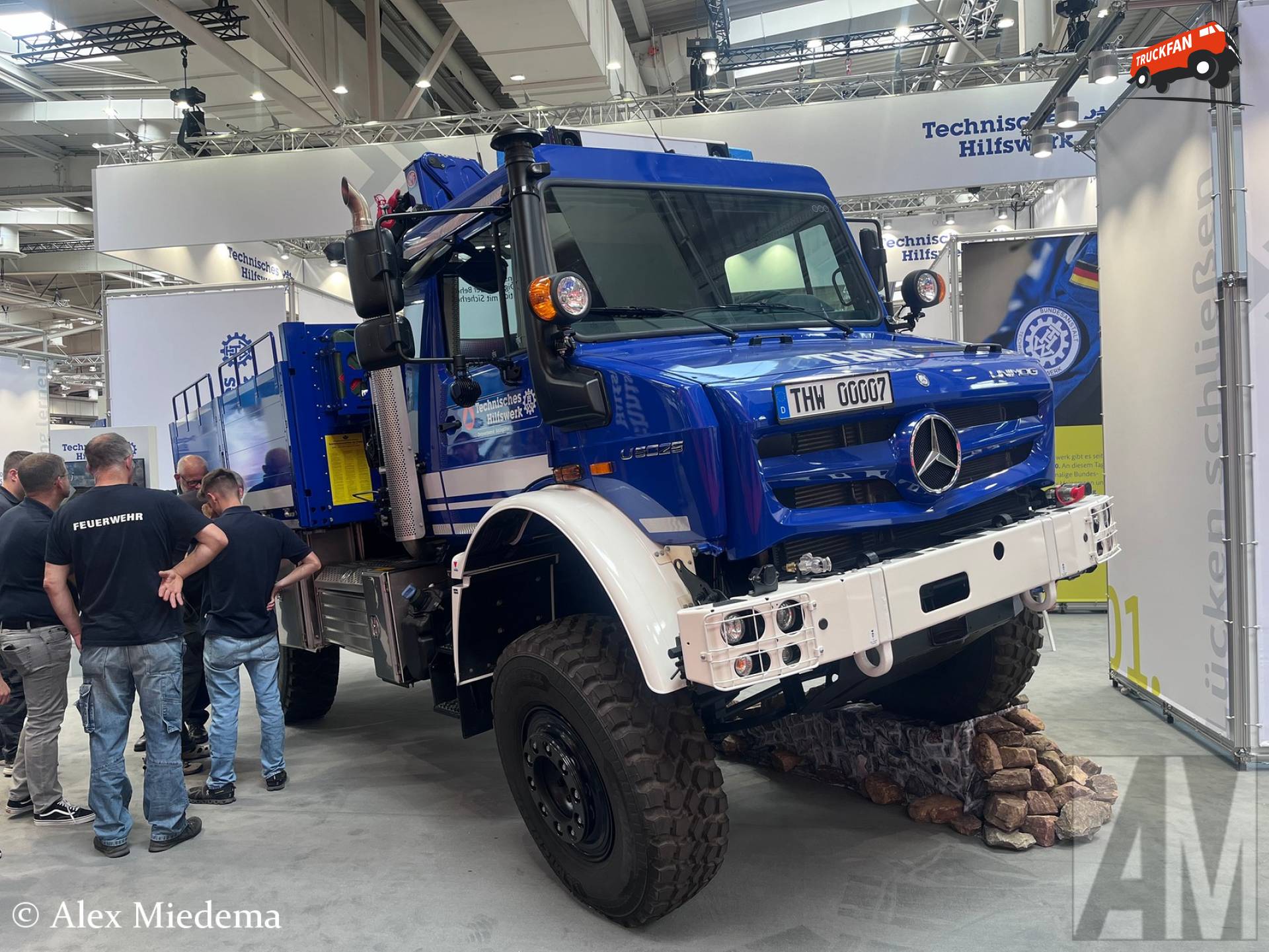THW Unimog U5025 met kenteken THW 00007